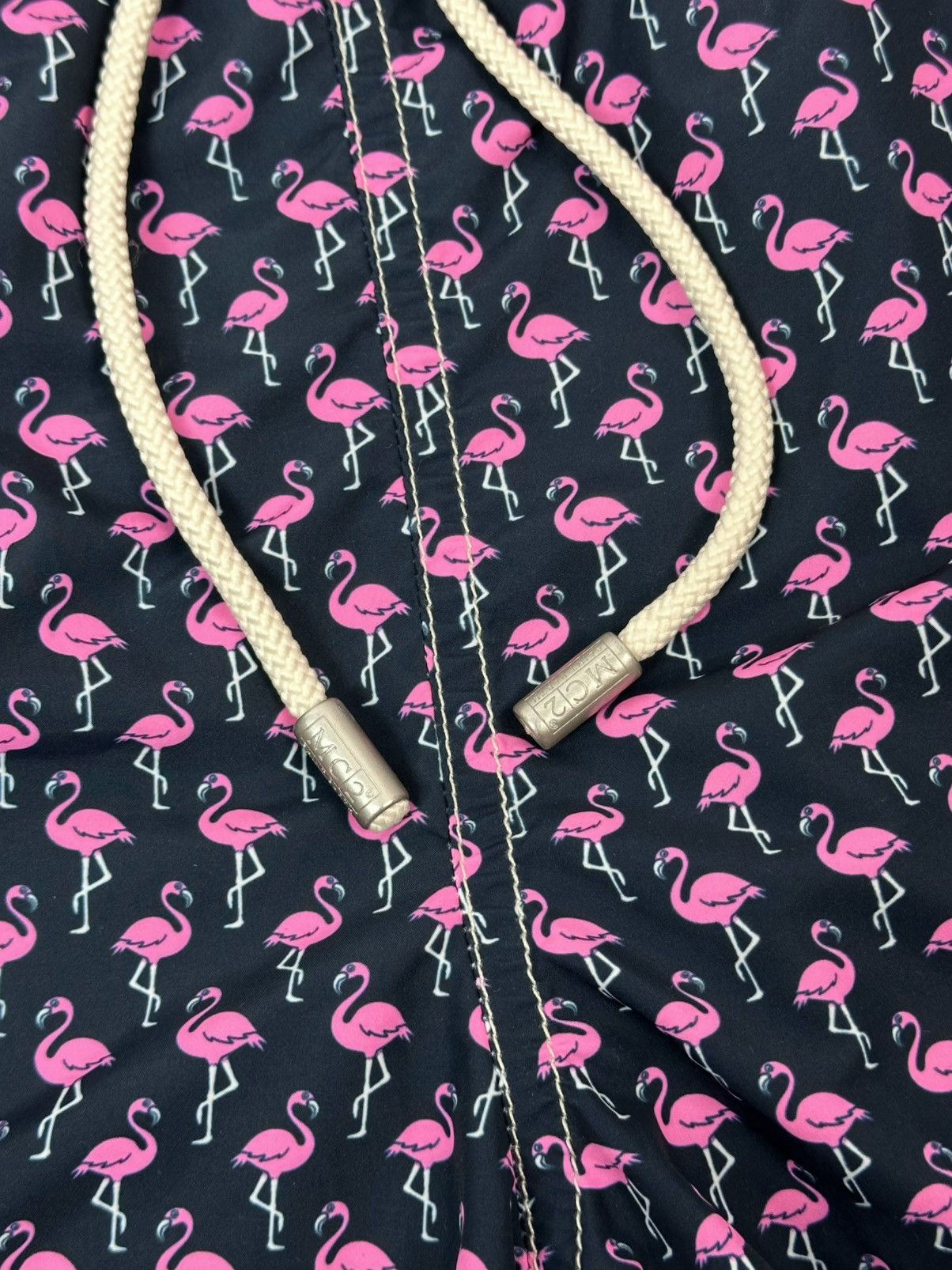 MC2 Saint Barth Mc2 Saint Barth Flamingo Printed Nylon Men’s Shorts Size US 30 / EU 46 - 5 Thumbnail