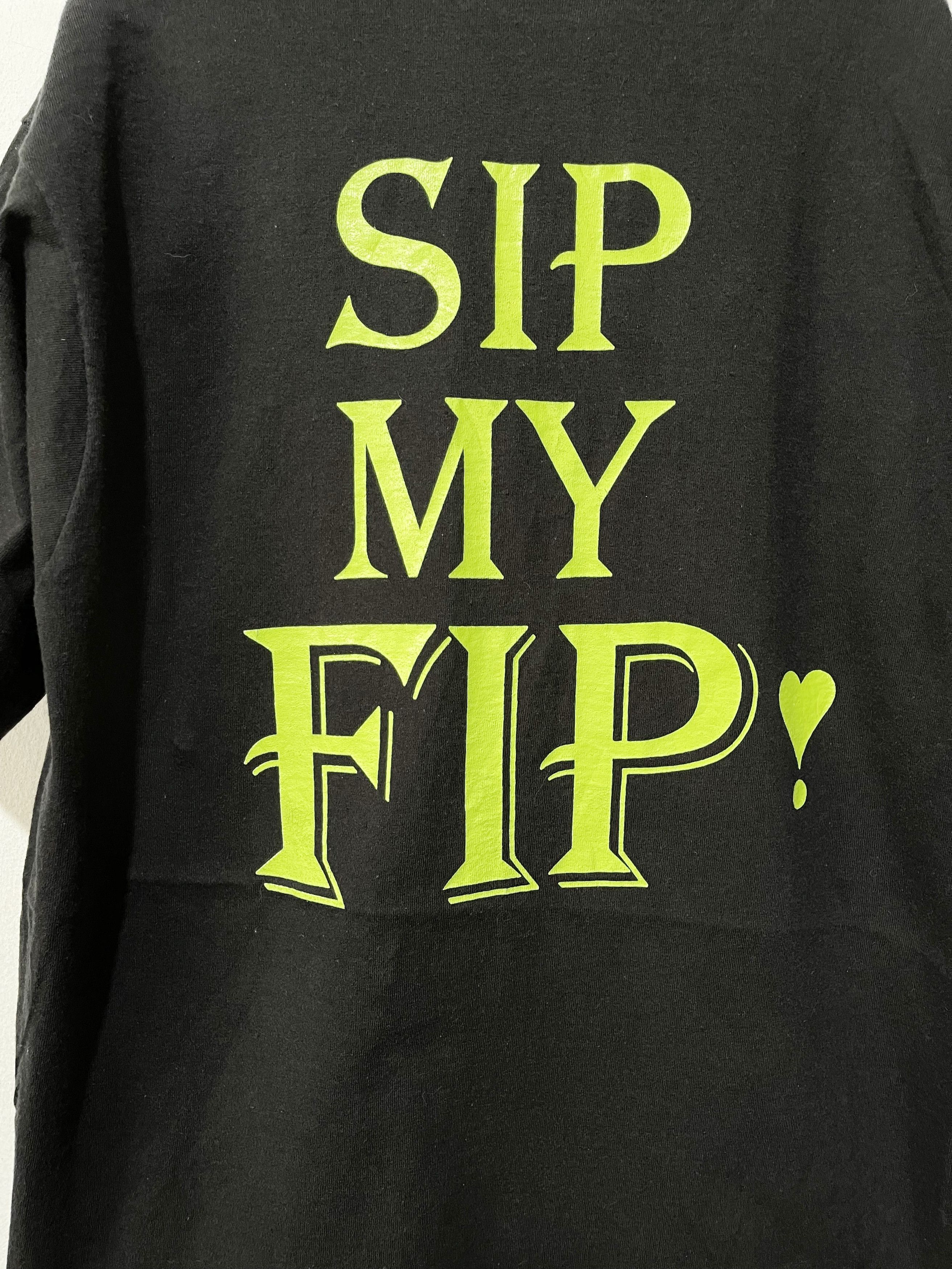 Vintage Vintage "Sip My Fip" Tee Size US L / EU 52-54 / 3 - 2 Thumbnail