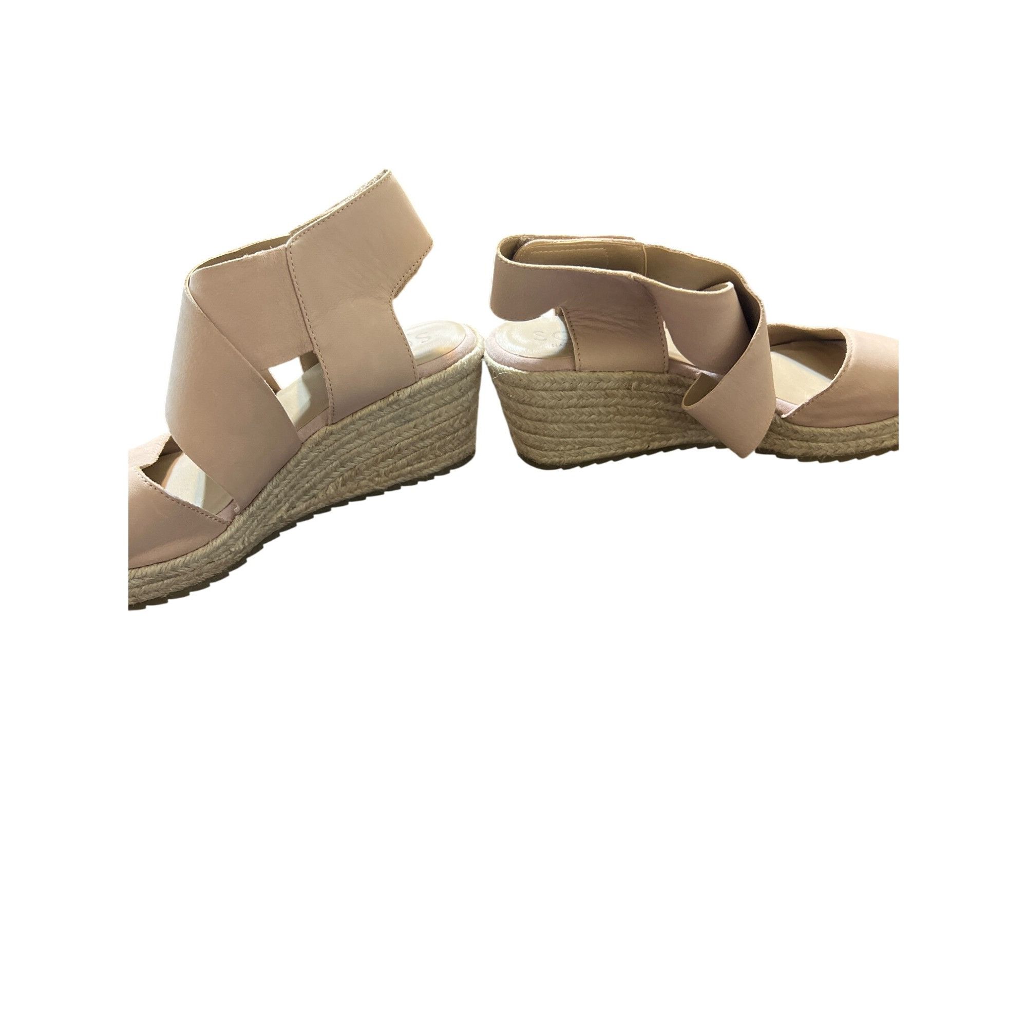 Naturalizer Naturalizer Soul Oshay Espadrille Wedge Sandals Beige Ankle Size US 11 / IT 41 - 3 Thumbnail