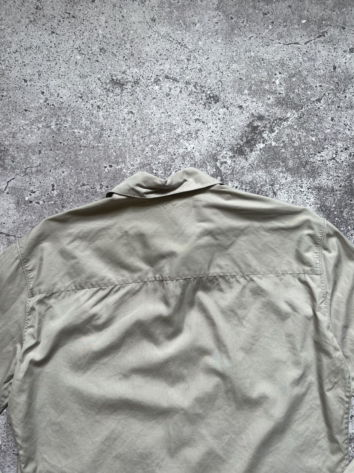 Helmut Lang Helmut Lang Cotton Shirt Button Up Long Sleeve Beige Size US S / EU 44-46 / 1 - 14 Thumbnail