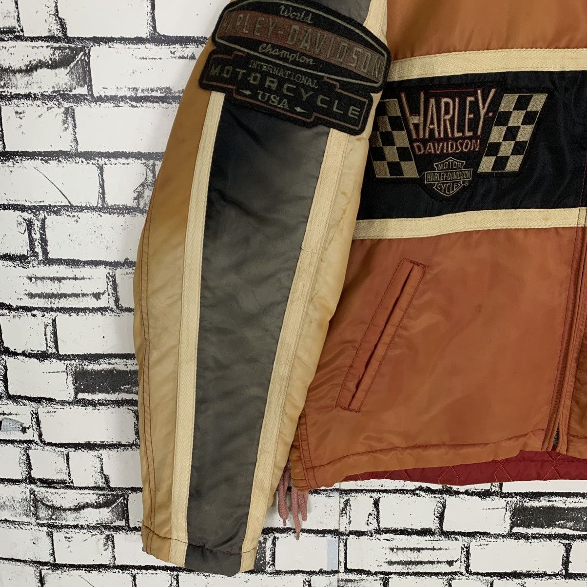 Harley Davidson Vintage Harley Davidson Motorcycle Riding Jacket Size US L / EU 52-54 / 3 - 6 Thumbnail