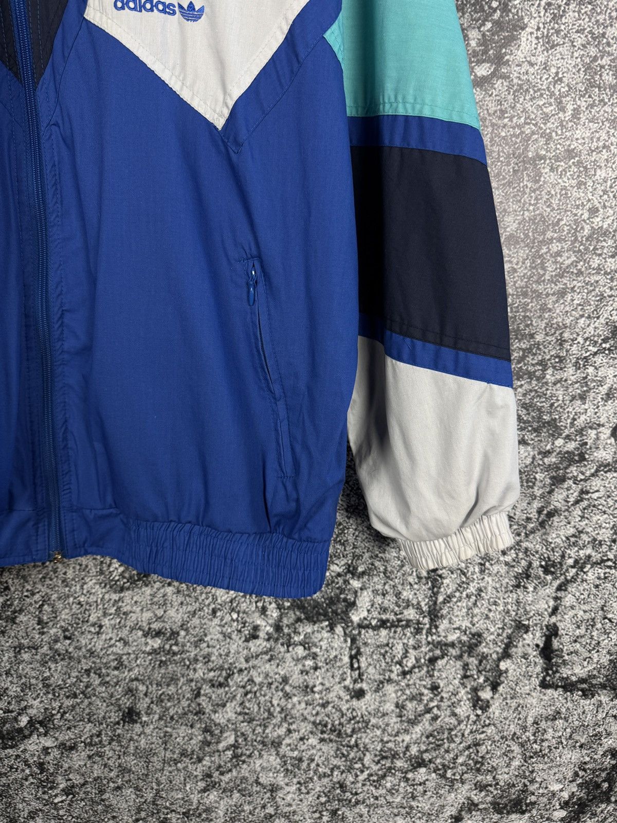Adidas Men’s Adidas Vintage Full Zip Track Jacket 90s Retro Size M Size US M / EU 48-50 / 2 - 5 Thumbnail