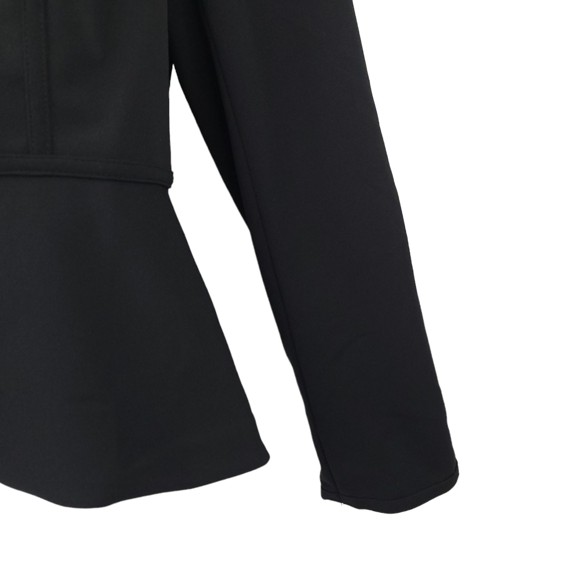 DKNY DKNY Collarless Peplum Hem Jacket Womens Size 12 Black Gold Size XL / US 12-14 / IT 48-50 - 5 Thumbnail