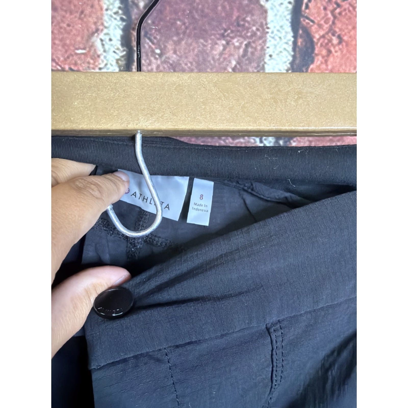 Athleta Athleta Trekkie Jogger 2.0 Black Women's Size 8 Pants Jogger Activewear Women 8 Black Size 30" / US 8 / IT 44 - 3 Thumbnail