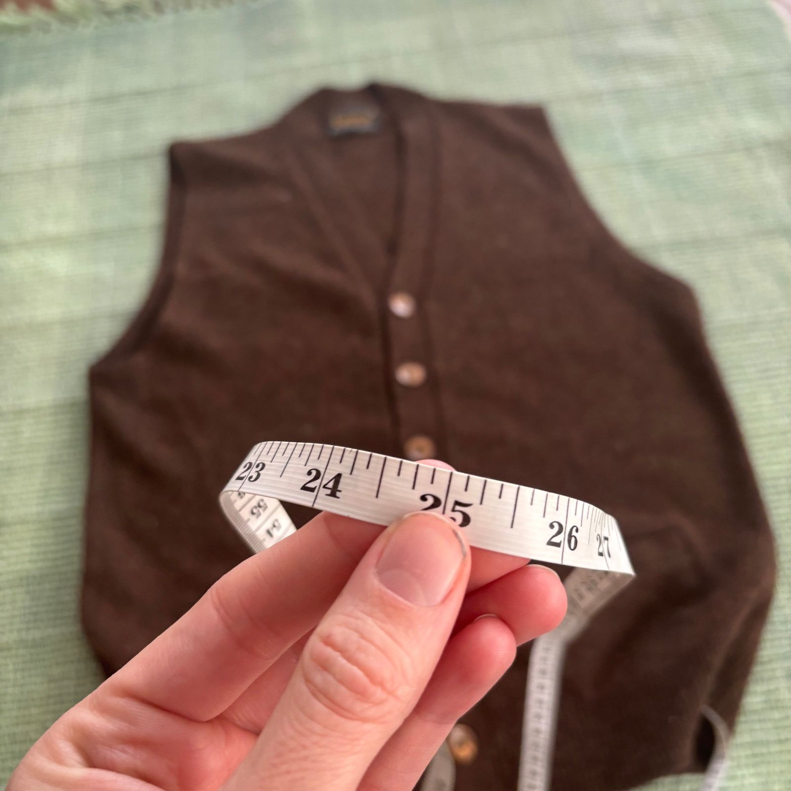Vintage True vintage 60s brown Campus knit sweater vest Size US M / EU 48-50 / 2 - 8 Thumbnail