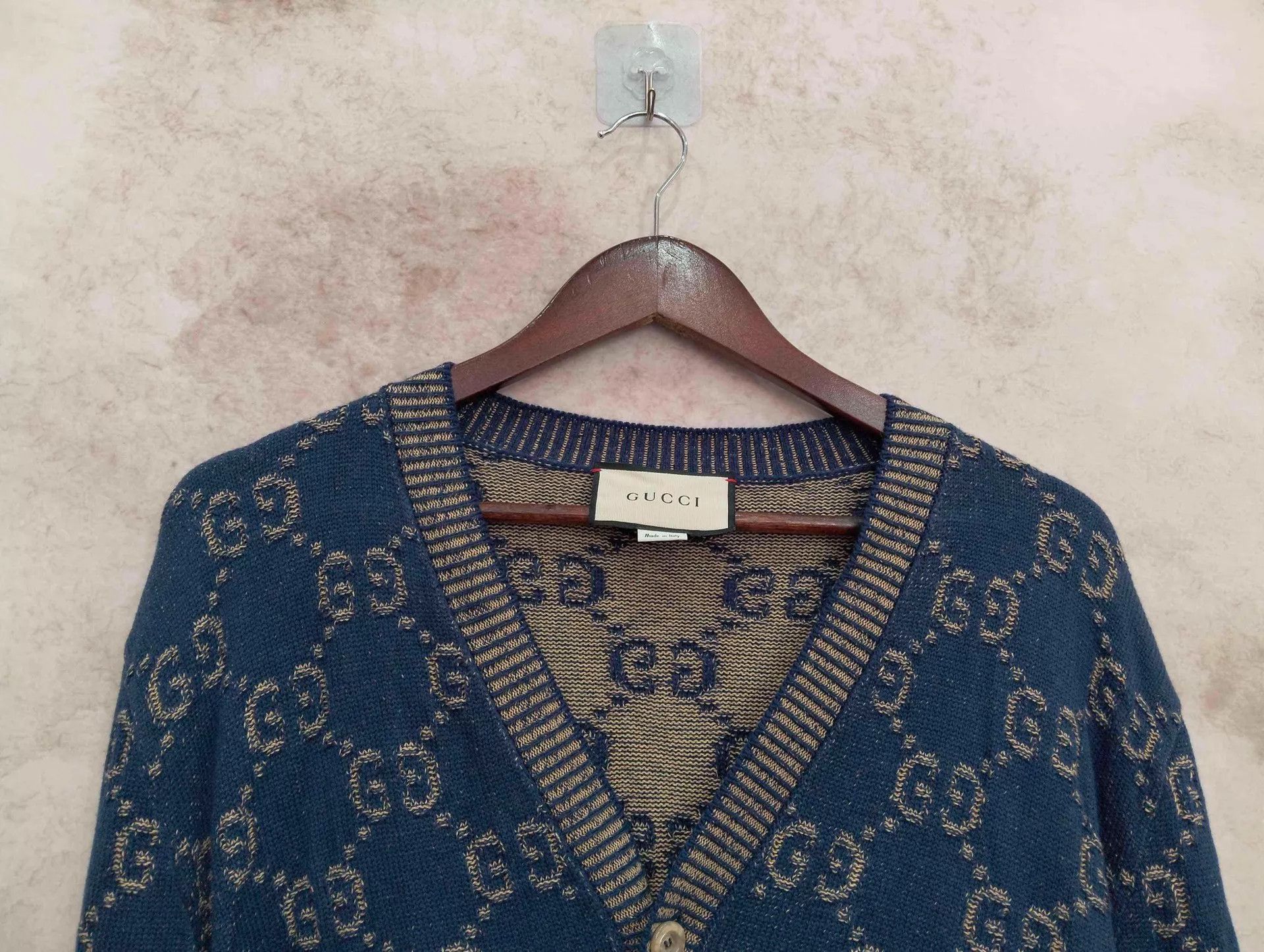 Gucci GUCCI All-Over Print Knit Cardigan S 95 New Size US S / EU 44-46 / 1 - 3 Thumbnail