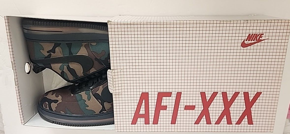 Nike sz. 11.5 Nike Air Force 1 Low Max Air VT QS Camo 530989 090 Size US 11.5 / EU 44-45 - 7 Thumbnail