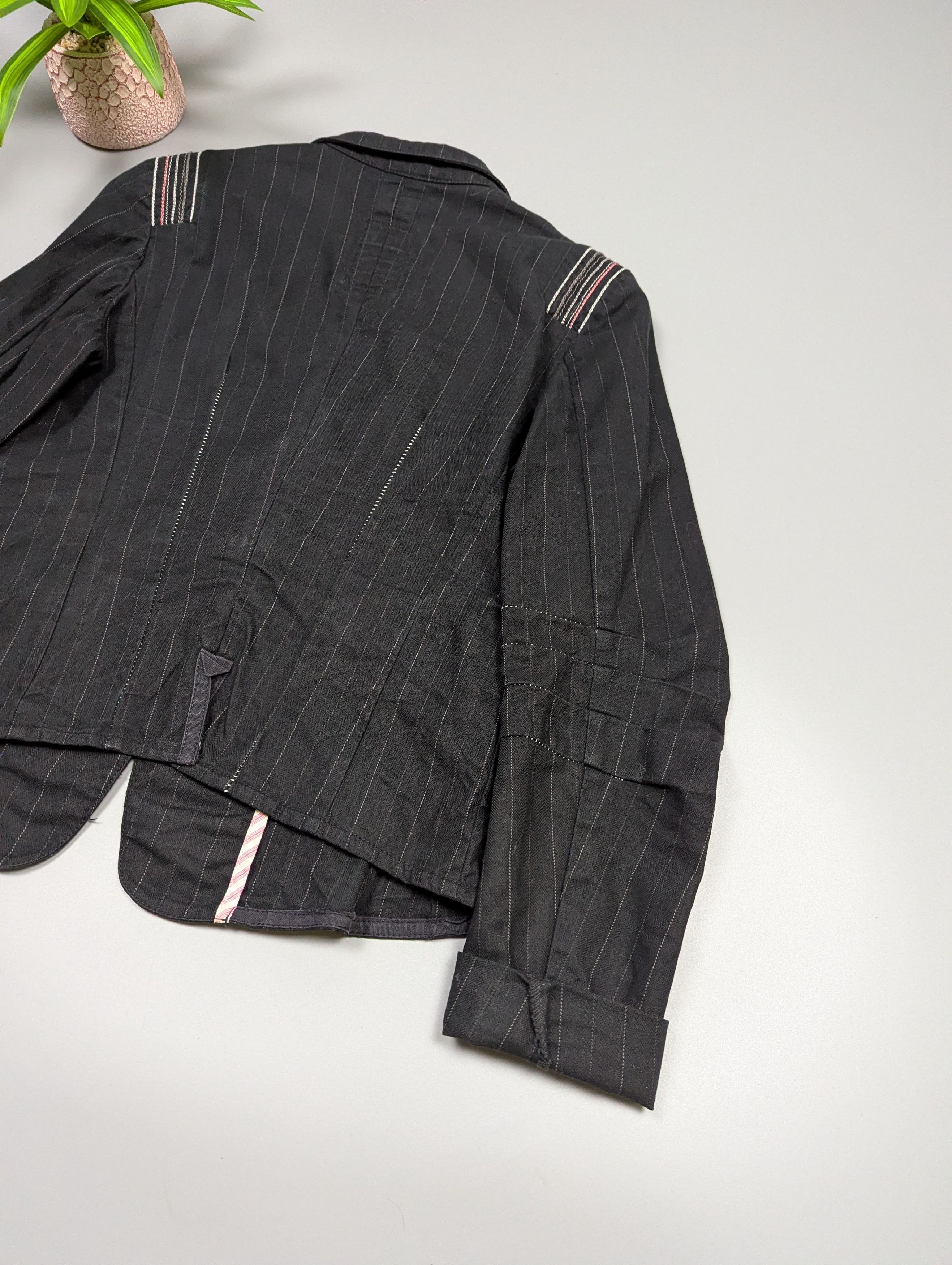 Marithe + Francois Girbaud Rare Marithé François Girbaud Architectural Tailoring Jacket Size XS / US 0-2 / IT 36-38 - 17 Thumbnail