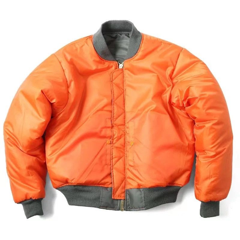 Japanese Brand × Vintage Jacket Outdoor Nylon American Military Coat Bomber Jacket Size US L / EU 52-54 / 3 - 2 Thumbnail