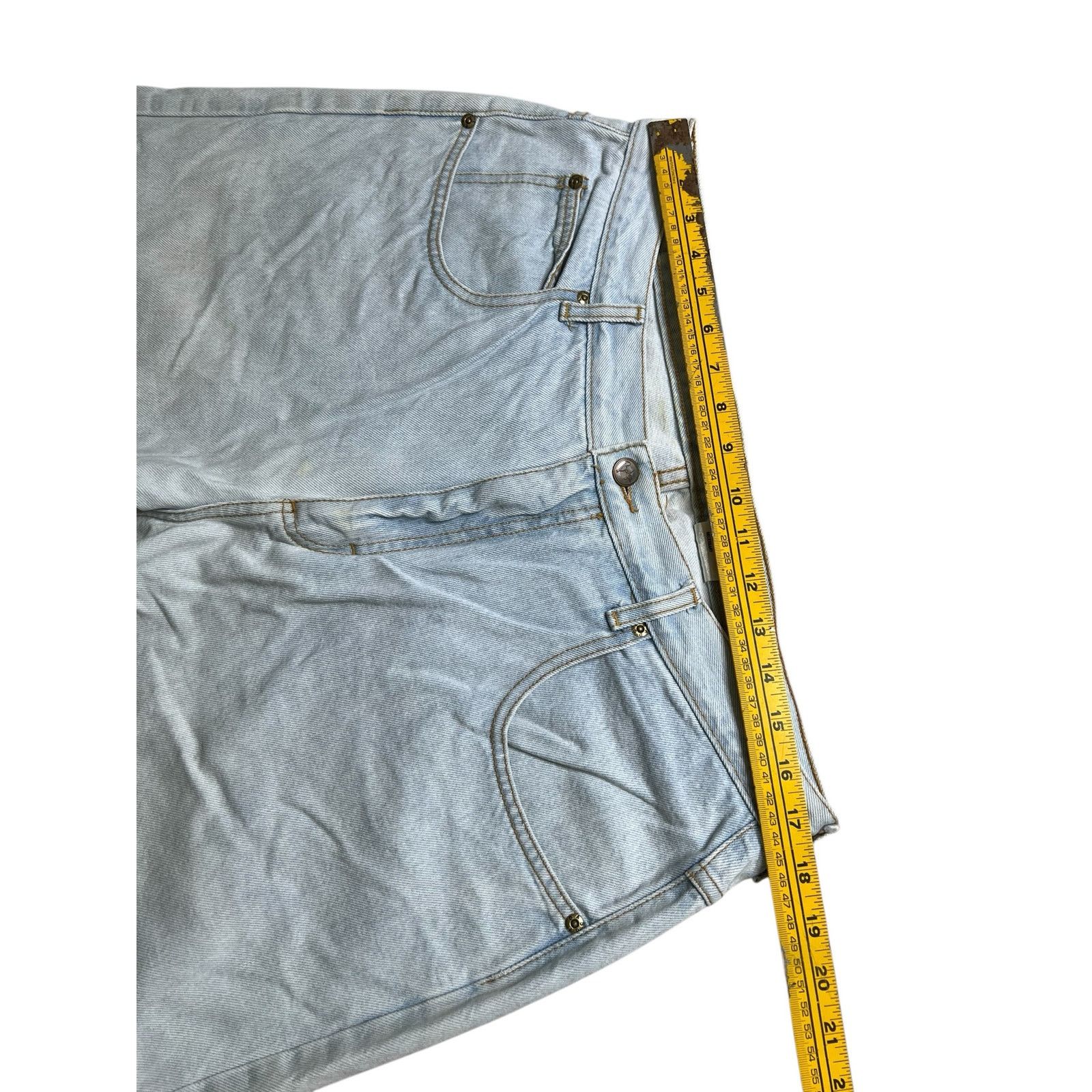 Vintage Vintage 90s Badge Denim Jeans Light Wash 38 Brazil 35x31.5 Size US 38 / EU 54 - 6 Thumbnail