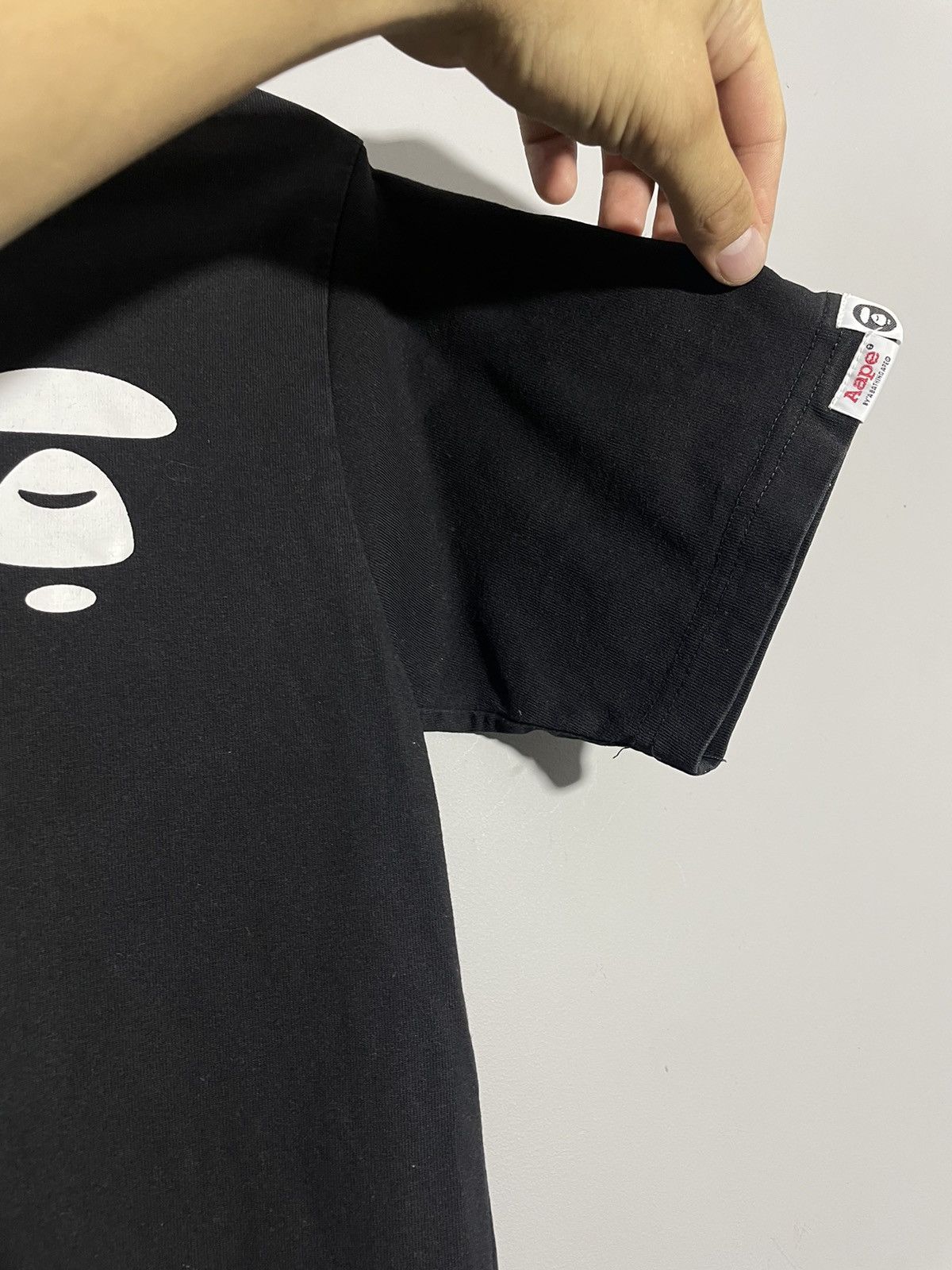 Aape × Bape Aape by a Bathing ape black logo tshirt size M Size US S / EU 44-46 / 1 - 8 Thumbnail