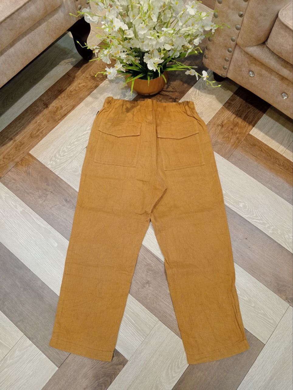 Issey Miyake VINTAGE ISSEY MIYAKE PLANTATION BAGGY PANTS - SIZE S BROWN Size US 30 / EU 46 - 9 Thumbnail