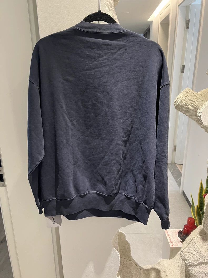Balenciaga Balenciaga Navy Blue 1917 Crewneck Sweatshirt Size US XS / EU 42 / 0 - 6 Thumbnail