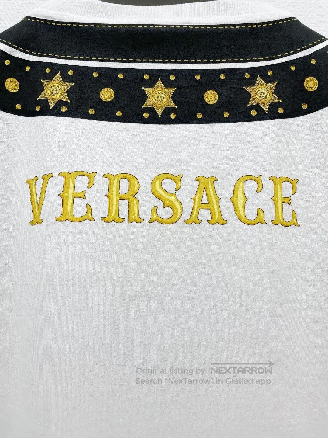 Versace VERSACE Cotton Short Sleeve T-shirt. Size US S / EU 44-46 / 1 - 5 Thumbnail