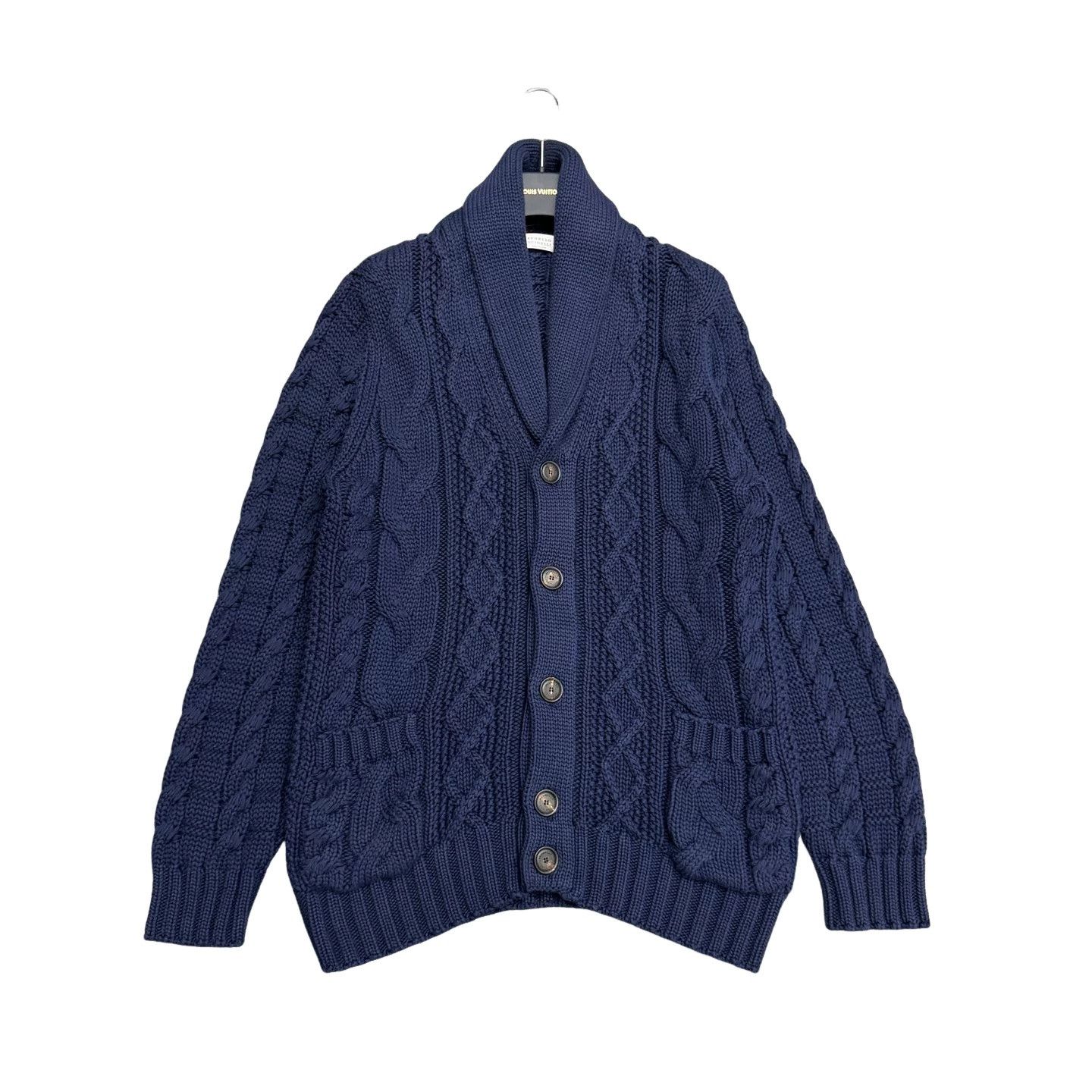 Brunello Cucinelli Brunello Cucinelli Cable Knit Cardigan US M Size US M / EU 48-50 / 2 - 1 Thumbnail