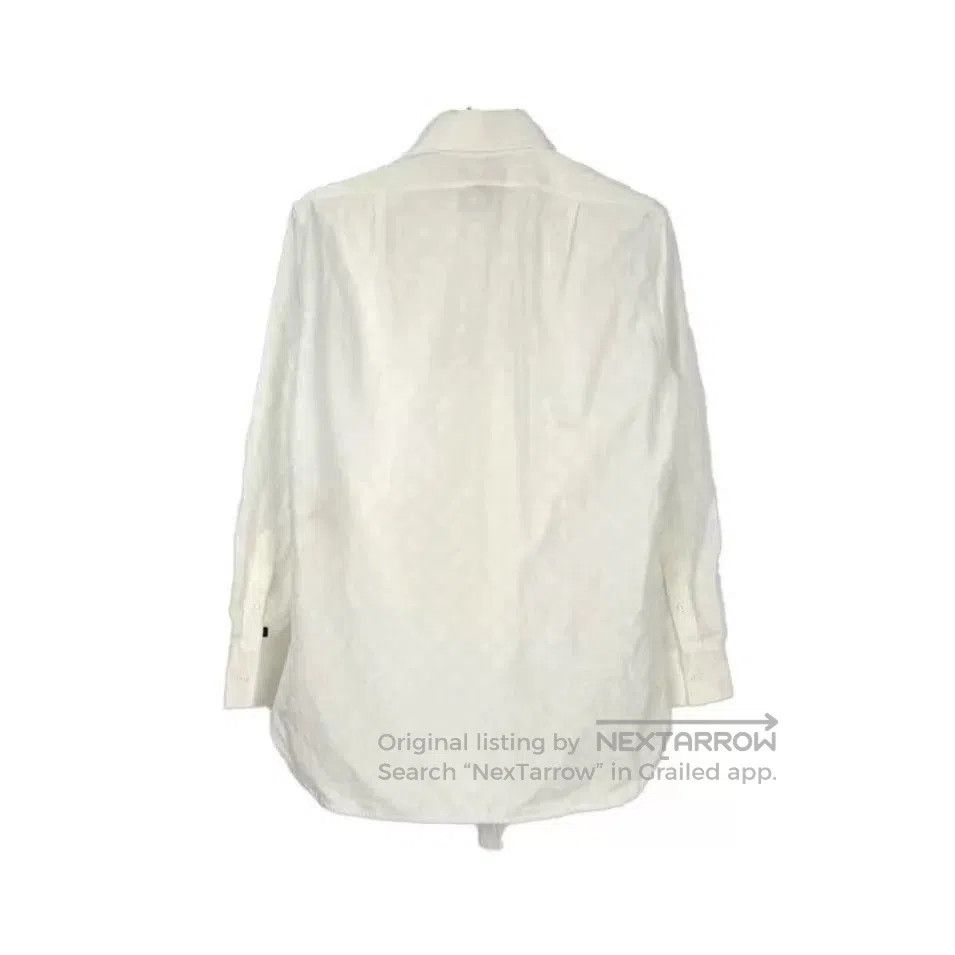 Louis Vuitton LV White Logo Pattern Button-Up Shirt. Size US XS / EU 42 / 0 - 2 Thumbnail