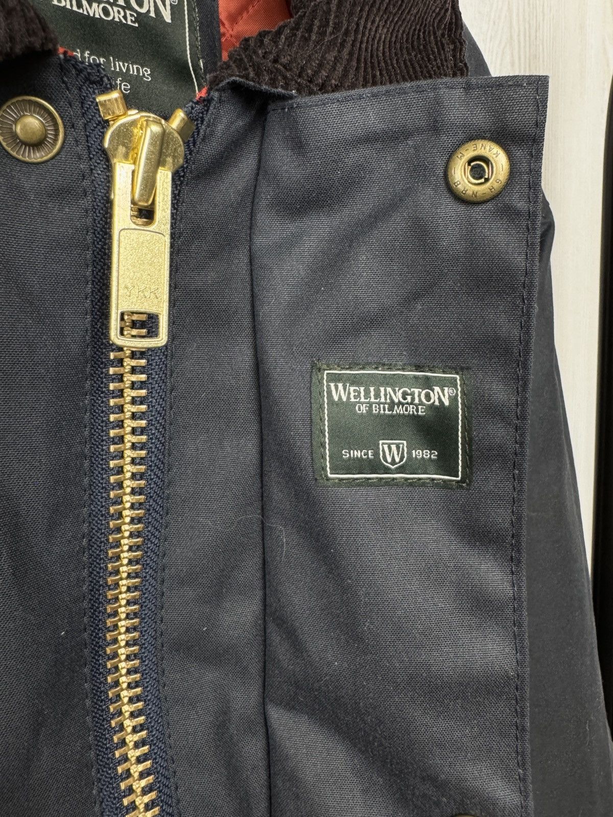 Daniel Wellington WELLINGTON OF BILMORE WAX JACKET ''STARBERG'' IN DARK BLUE Size US L / EU 52-54 / 3 - 12 Thumbnail