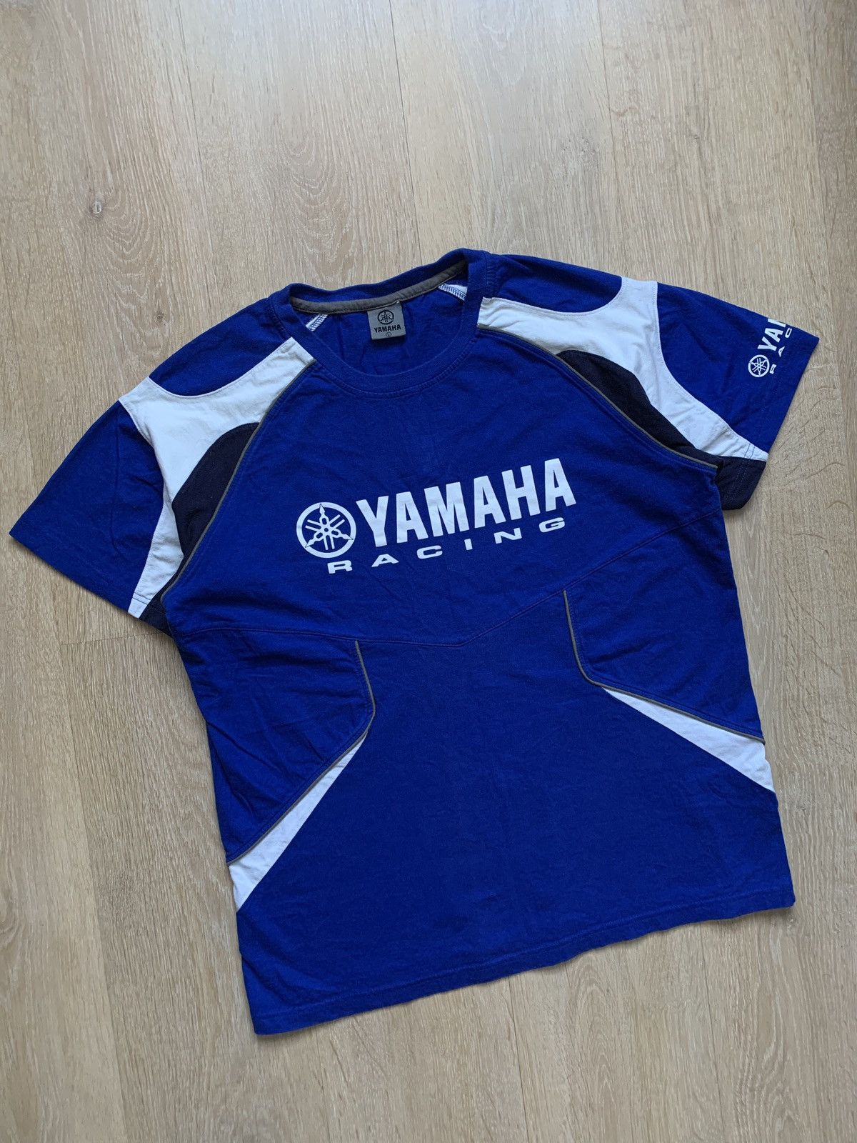 中古美品 レア アルパインスターズ　FIAT YAMAHA チームシャツ Alpinestars × Racing × Yamaha VTG Alpinestars Yamaha Fiat