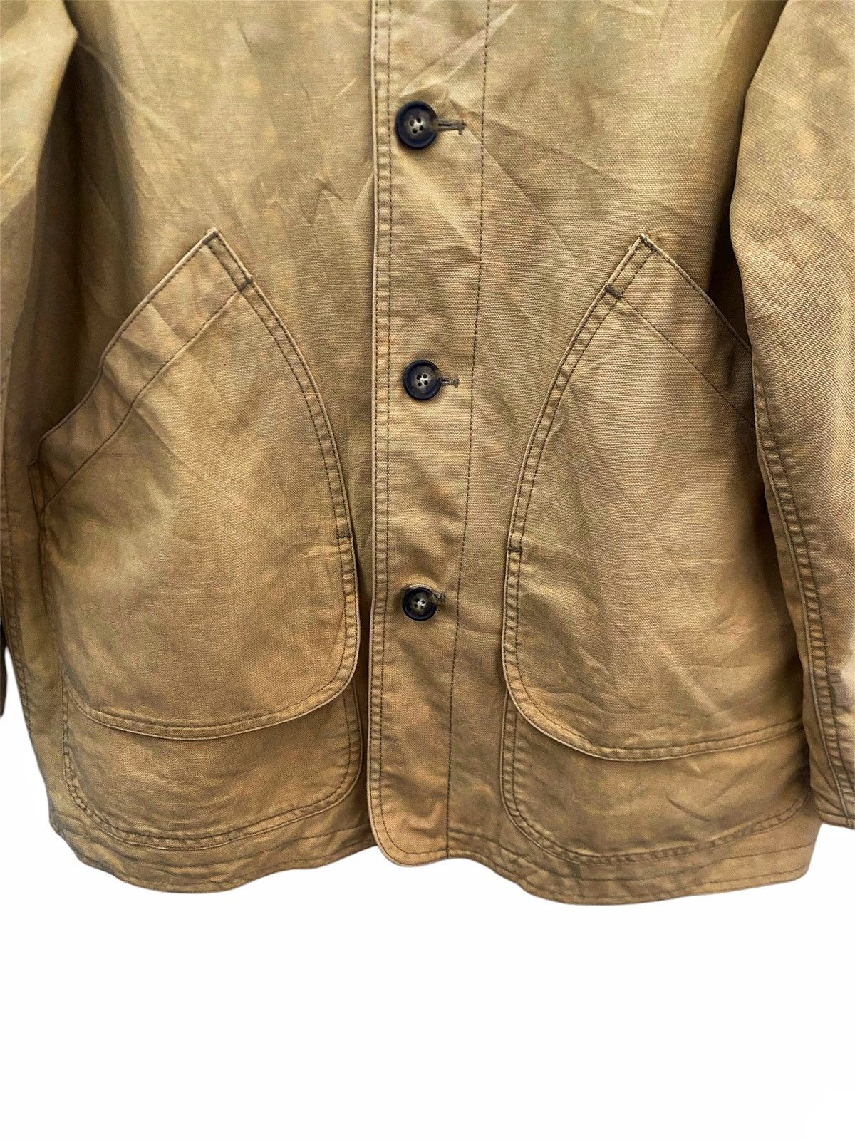 Carhartt × Lands' End × Vintage RARE ‼️ LANDS’ END 80s Vintage Duck Canvas Field Jacket Size US M / EU 48-50 / 2 - 9 Thumbnail