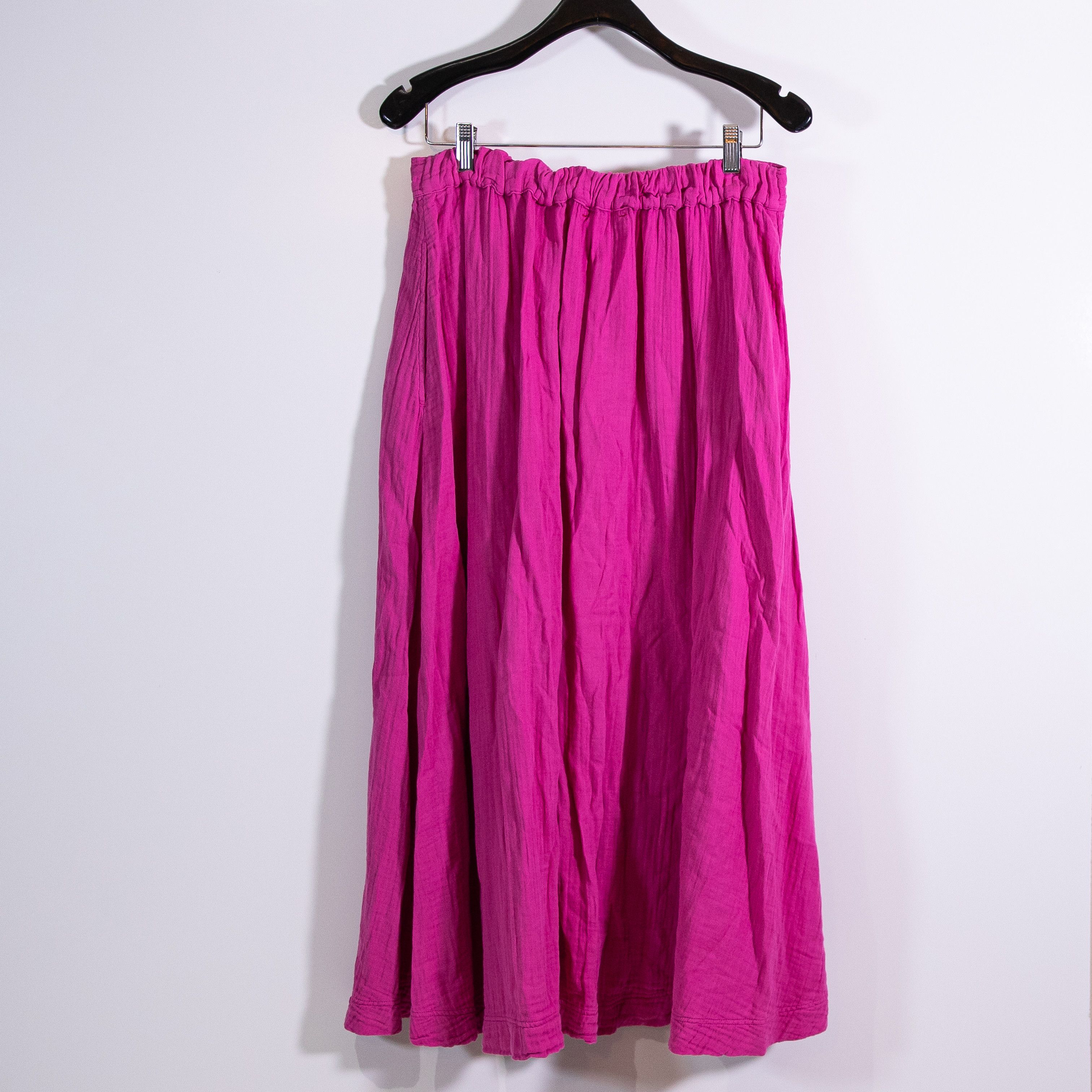 Xirena Xirena Cotton Textured Button Front Straight Size 34" / US 12 / IT 48 - 4 Thumbnail