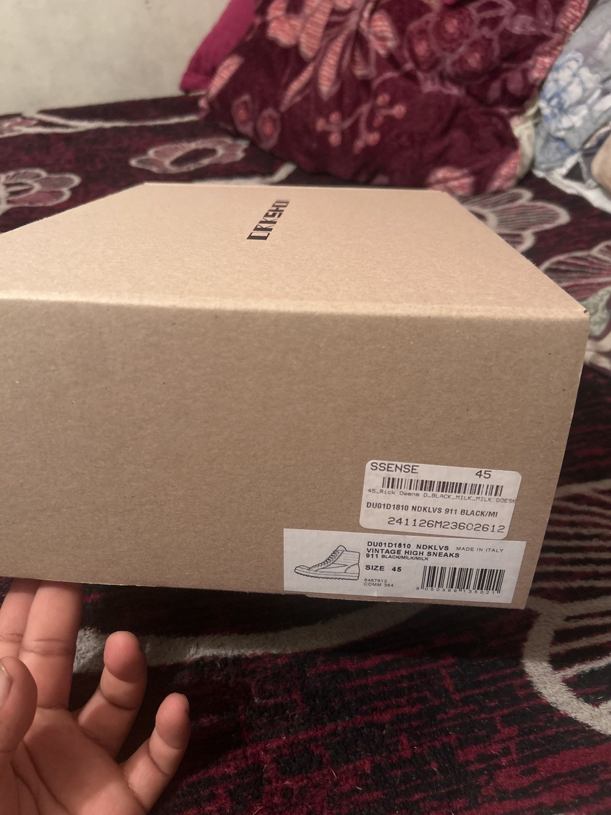 Rick Owens × Rick Owens Drkshdw Rick Owens x Rick Owens DRKSHDW Hightop Vintage Sneaker Size US 12 / EU 45 - 10 Thumbnail