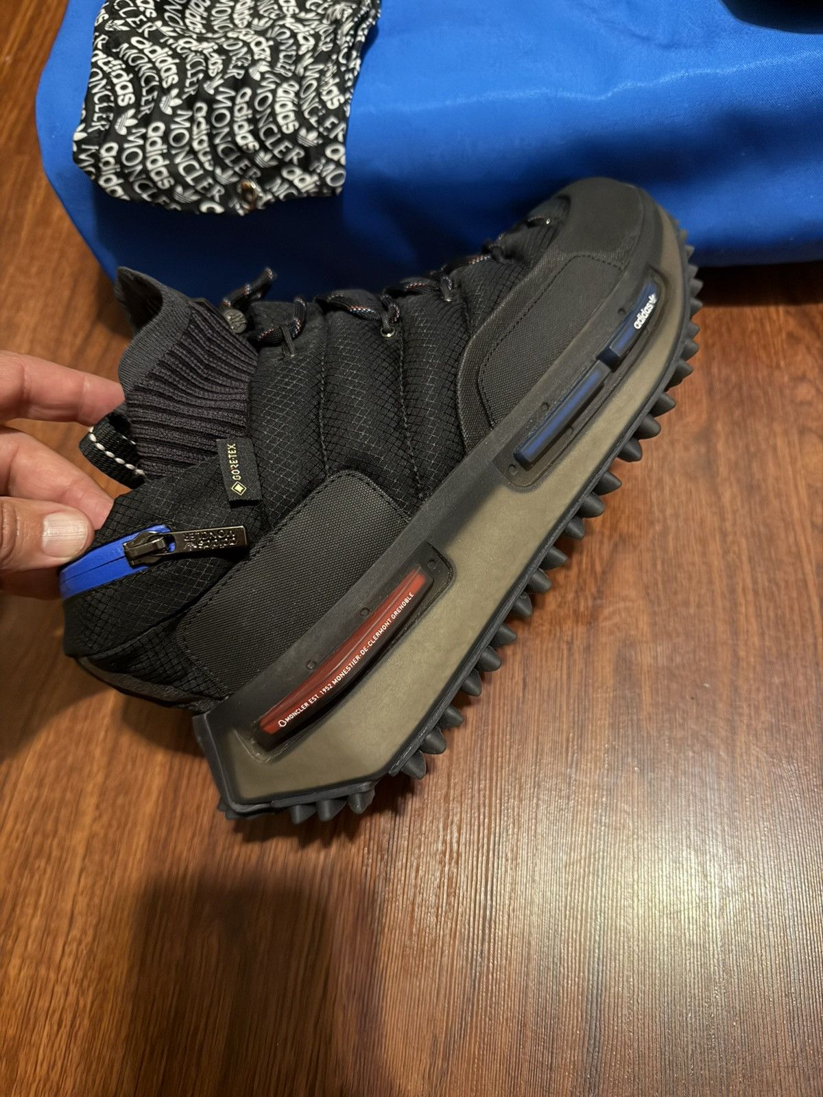 Adidas × Moncler MONCLER X ADIDAS MONCLER X NMD_S1 Size US 8.5 / EU 41-42 - 6 Thumbnail