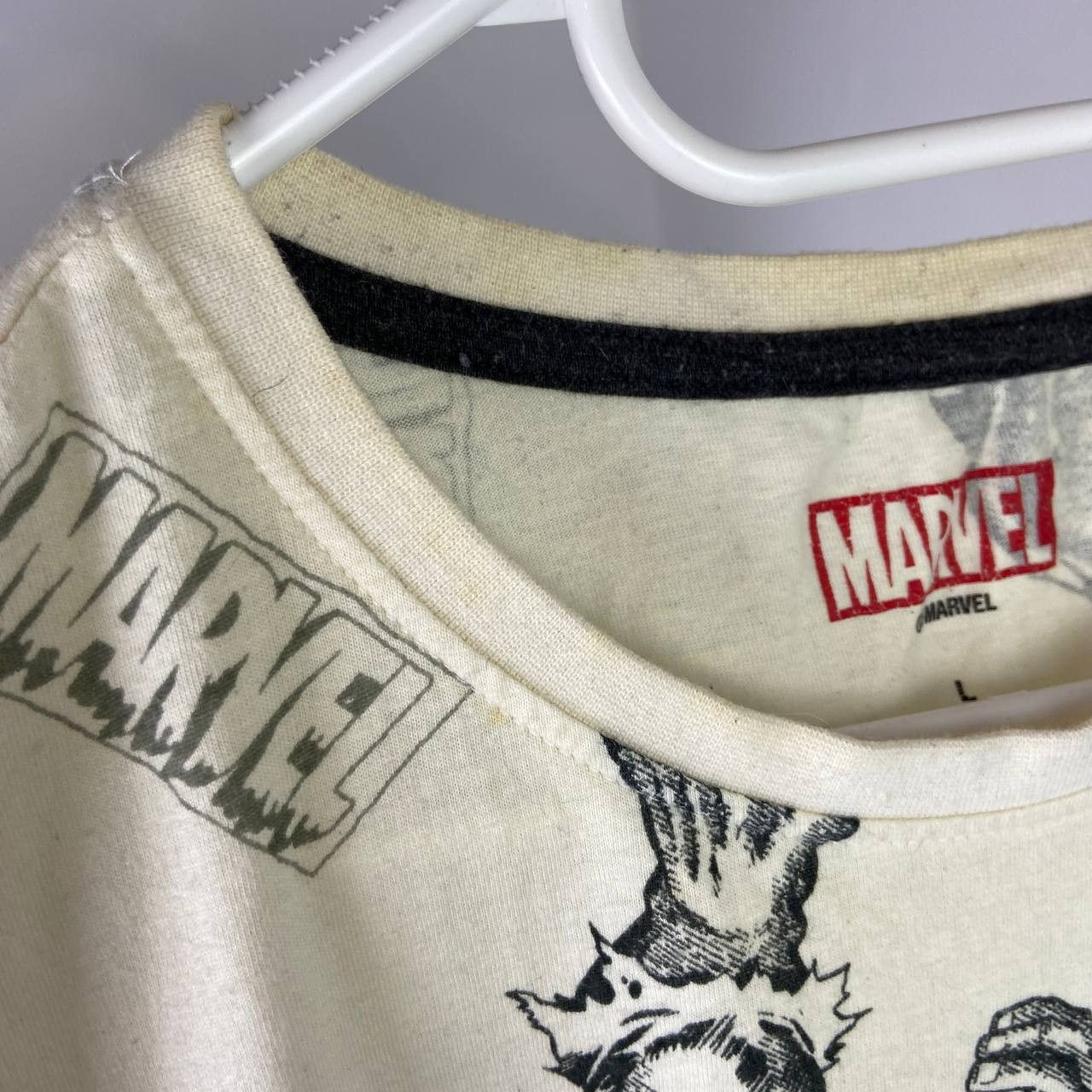 Marvel Comics Marvel Vintage Y2K AOP Multilogo T-Shirt Size US L / EU 52-54 / 3 - 5 Thumbnail