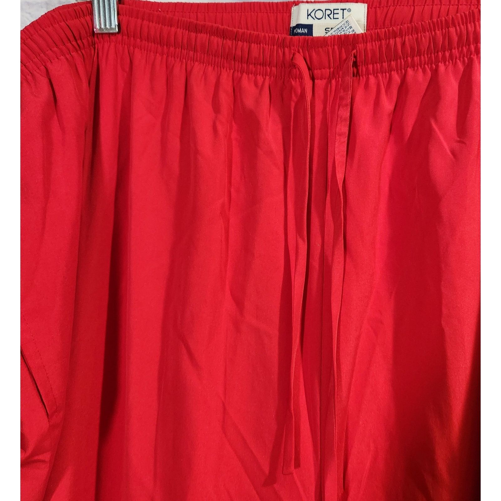 Other Koret Woman Sport Red Drawstring Waist Sweatpants 22W Plus Size 42" / US 20 - 3 Thumbnail