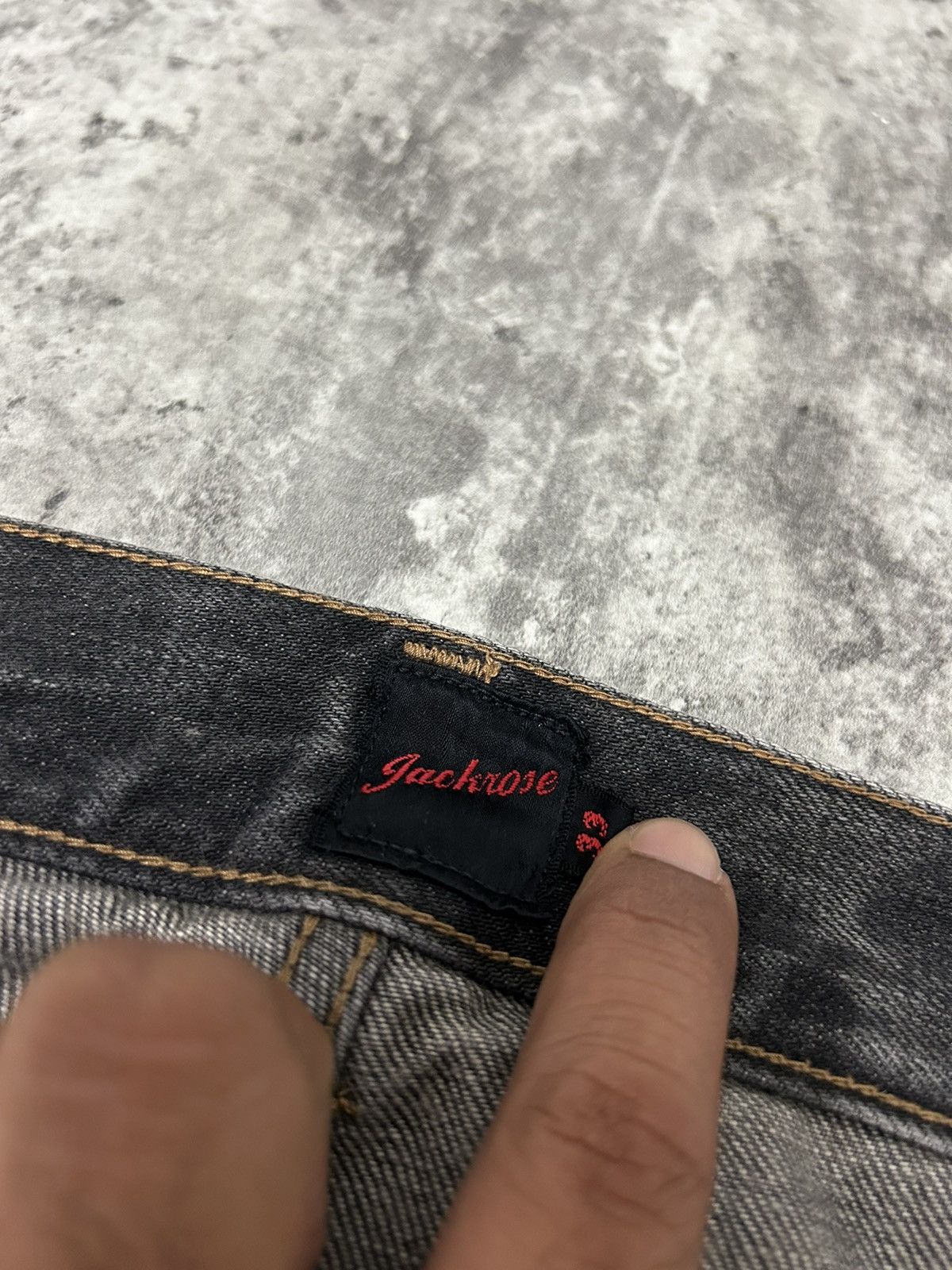 If Six Was Nine Jackrose Number Nine Tornado Mart style Denim Size US 33 - 16 Thumbnail
