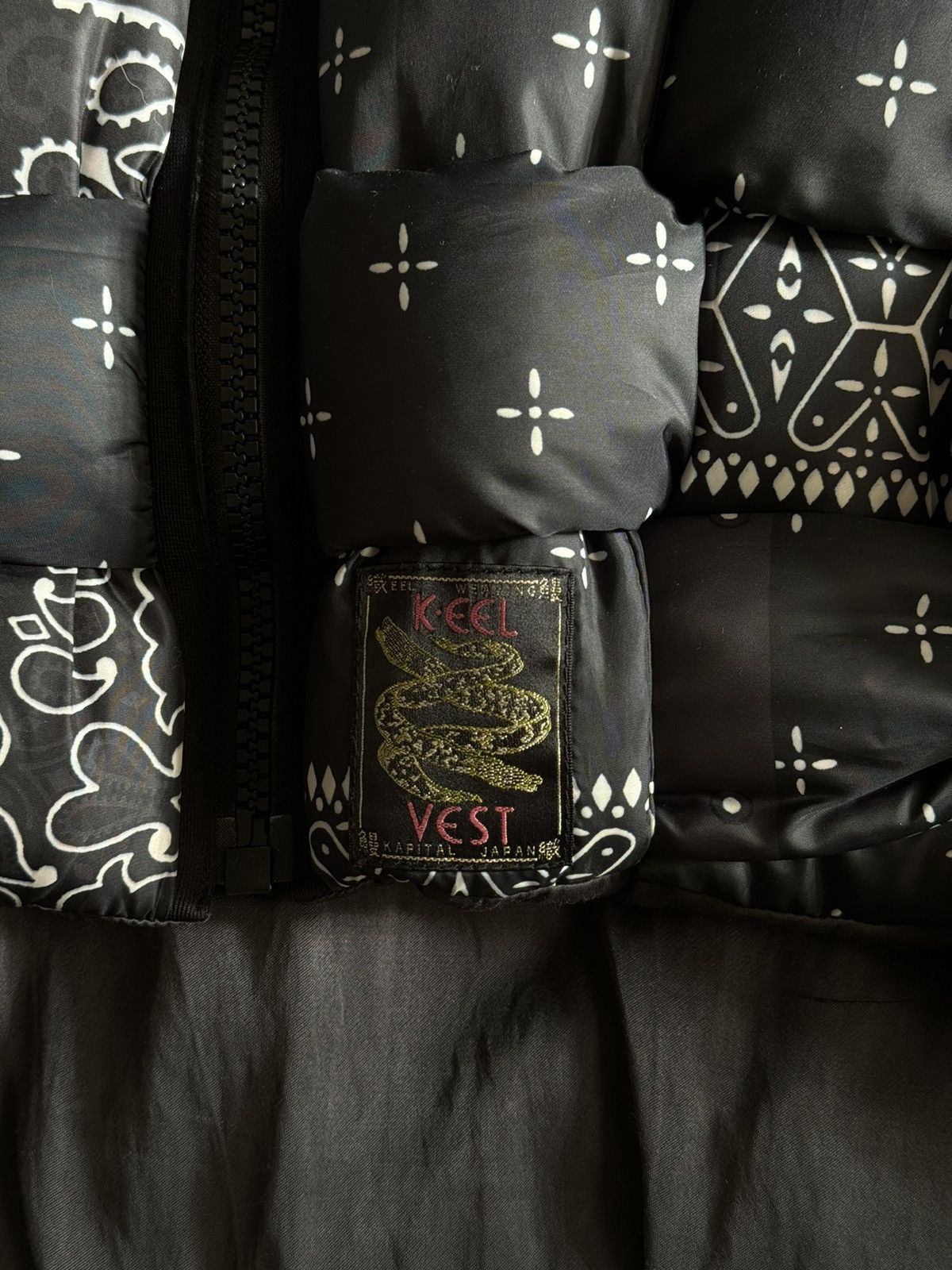 Kapital Reversible Keel Vest – Bandanna Print + Rayon