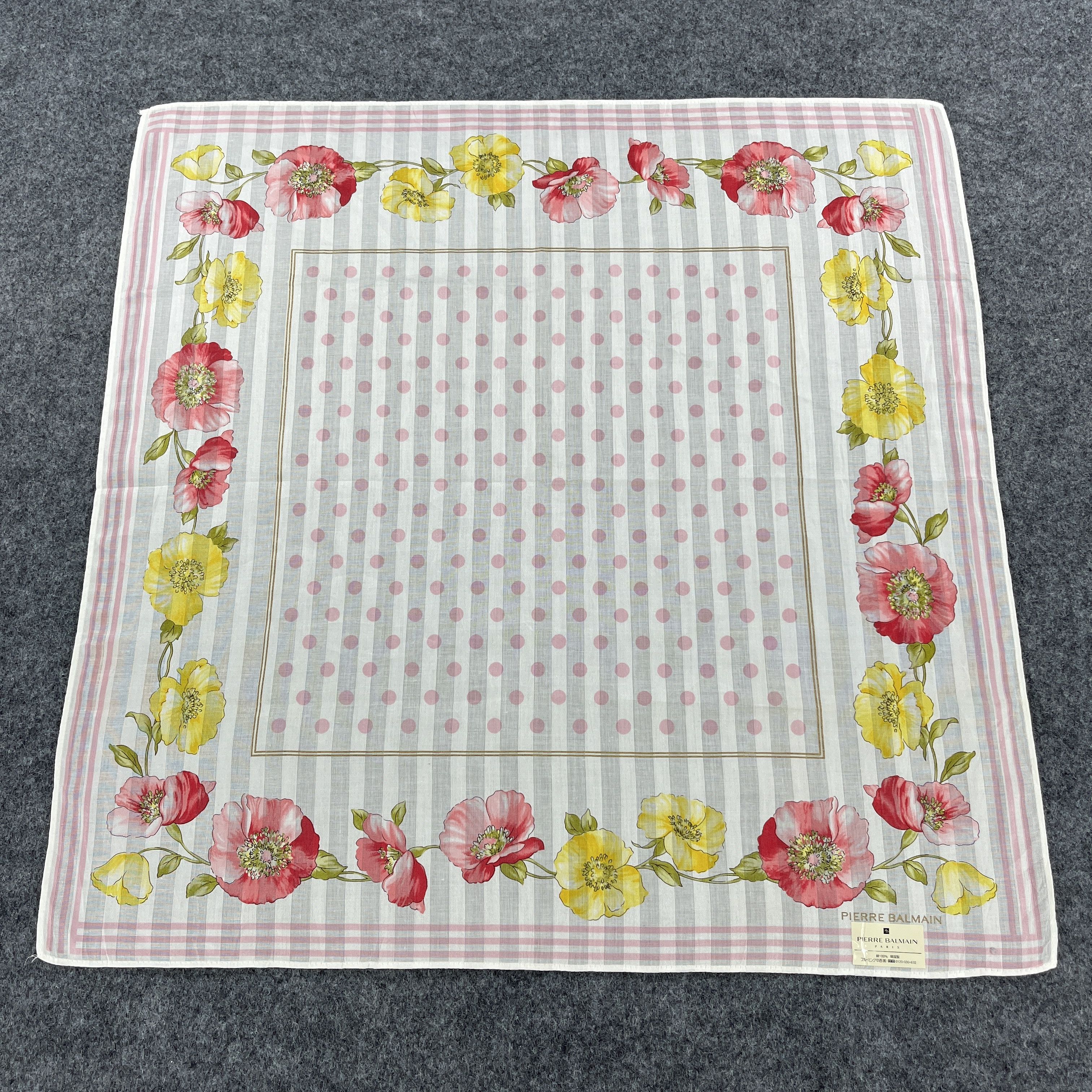 Pierre Balmain Pierre Balmain Handkerchief / Bandana / Neckerchief B480 Size ONE SIZE - 8 Thumbnail