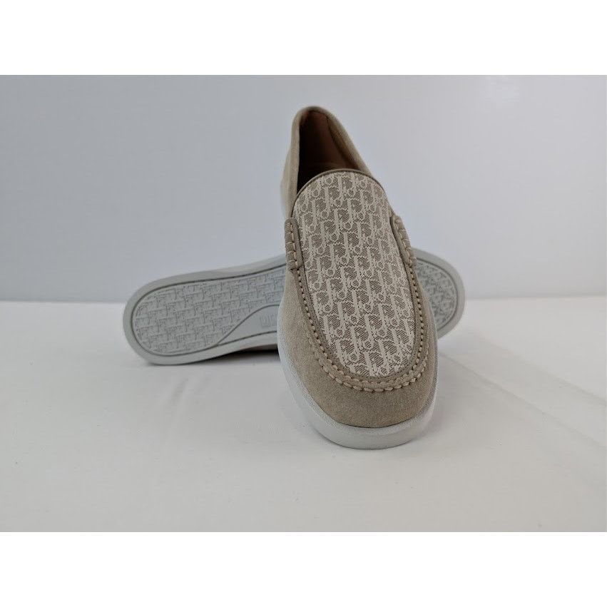 Dior o1rshd1 Canvas Granville Clean Loafers Boots in Beige 46 Size US 13 / EU 46 - 13 Thumbnail