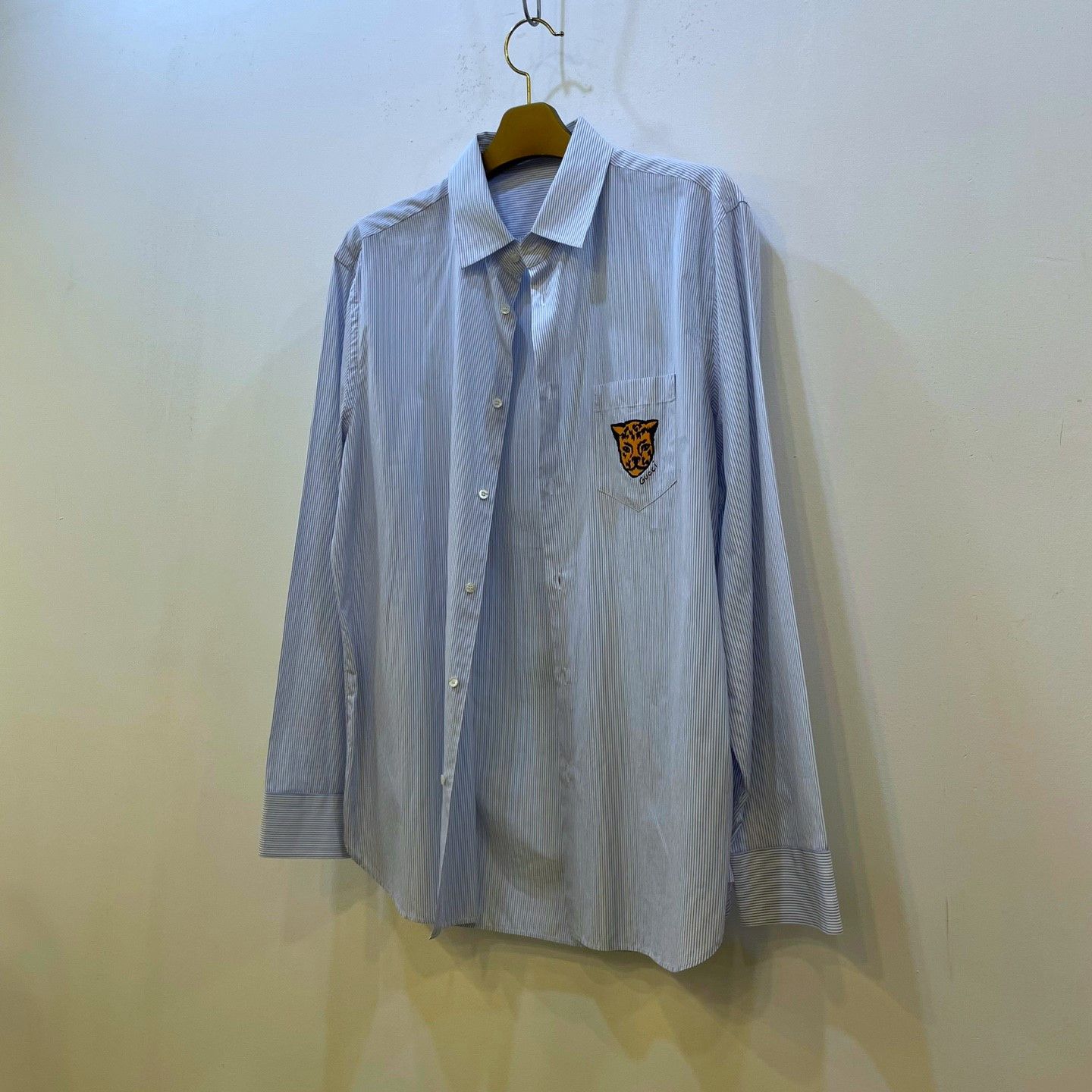 Gucci Gucci striped tiger logo shirts Size US L / EU 52-54 / 3 - 3 Thumbnail