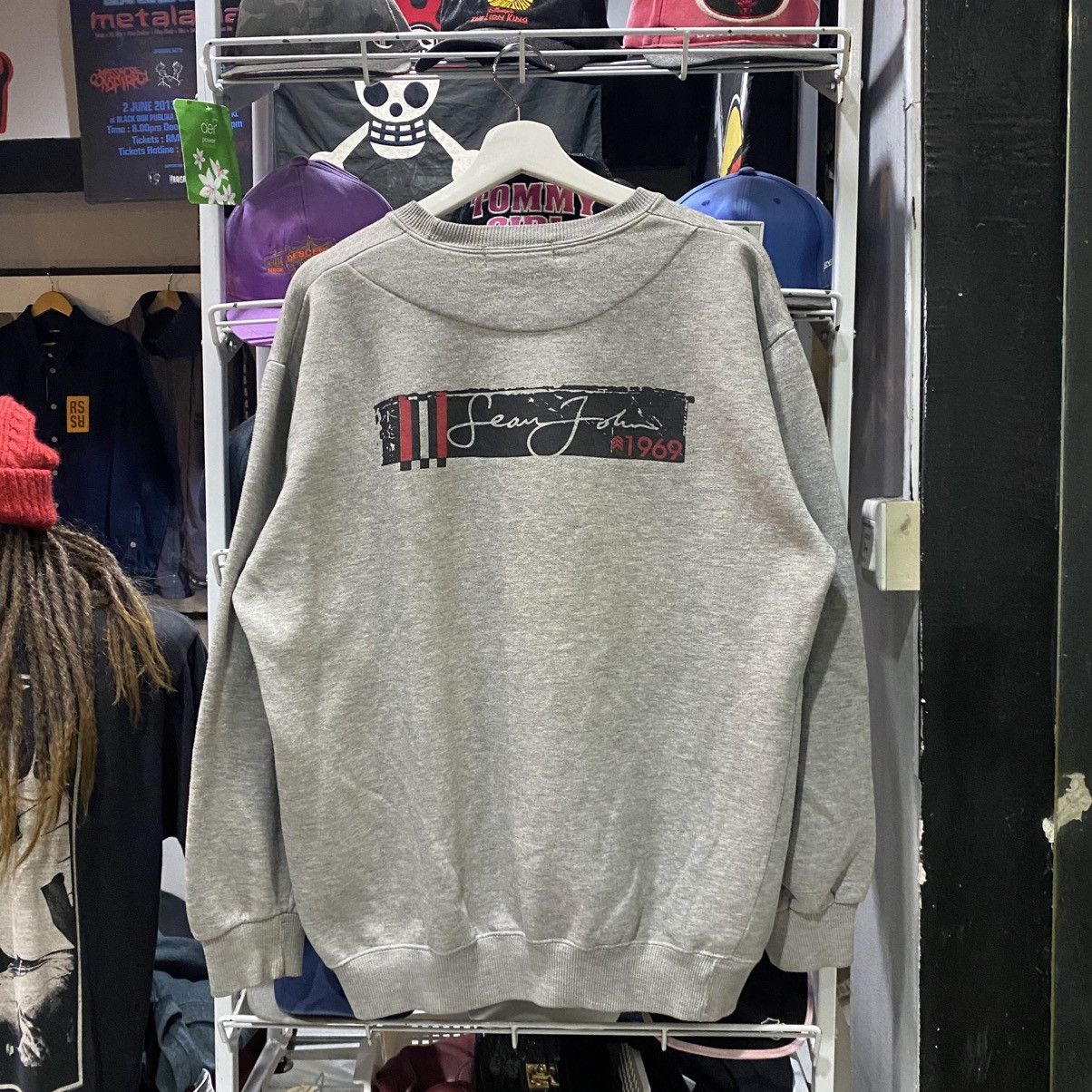 Sean John × Vintage 💥 90s Sean John Embroidered Crewneck Sweatshirt Size US XL / EU 56 / 4 - 2 Thumbnail