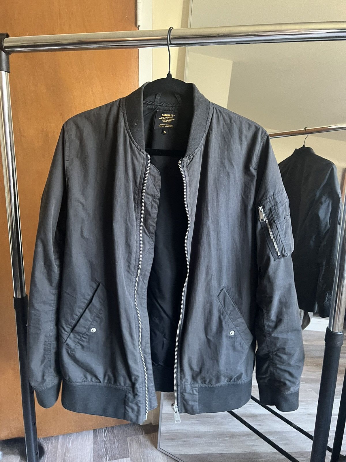 Carhartt Wip Carhartt WIP Black Bomber Size US M / EU 48-50 / 2 - 1 Thumbnail