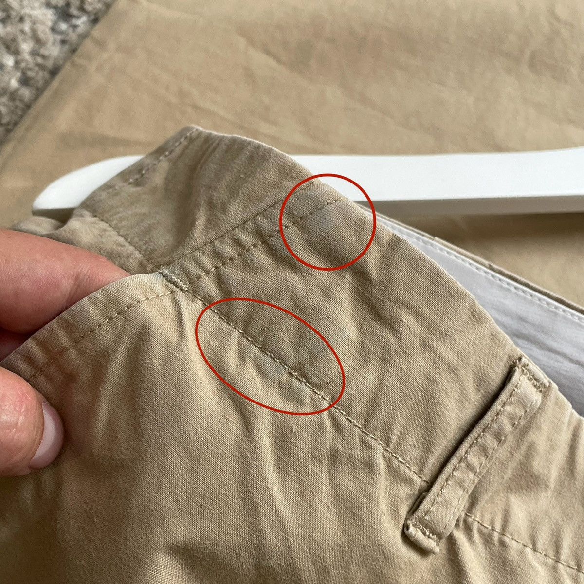 Japanese Brand × STILL BY HAND STILL BY HAND Japan Made Beige Chino Pants / Sz 3 Size US 34 / EU 50 - 13 Thumbnail