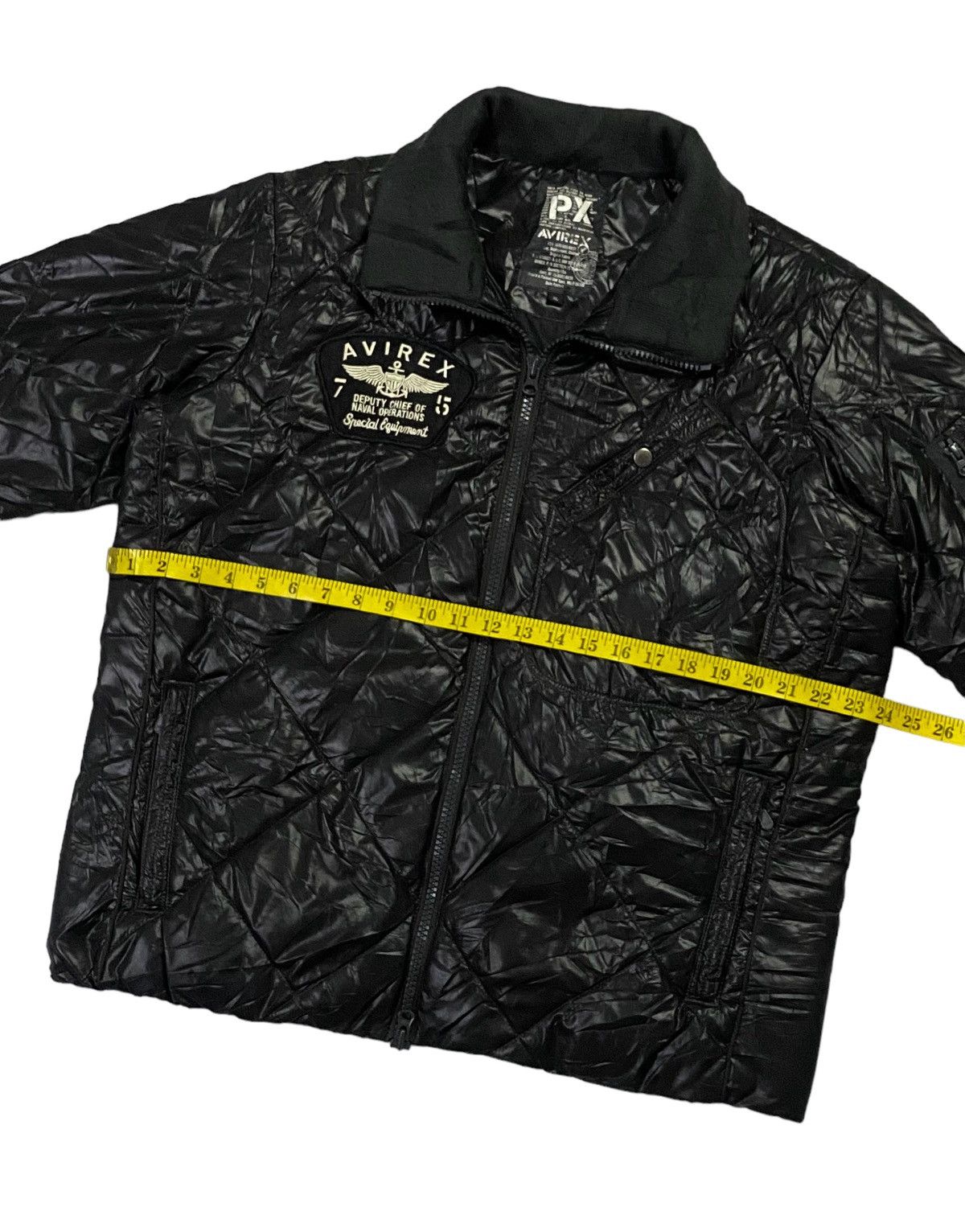 Avirex Avirex USN Big Logo Puffer Jacket Size US XL / EU 56 / 4 - 5 Thumbnail