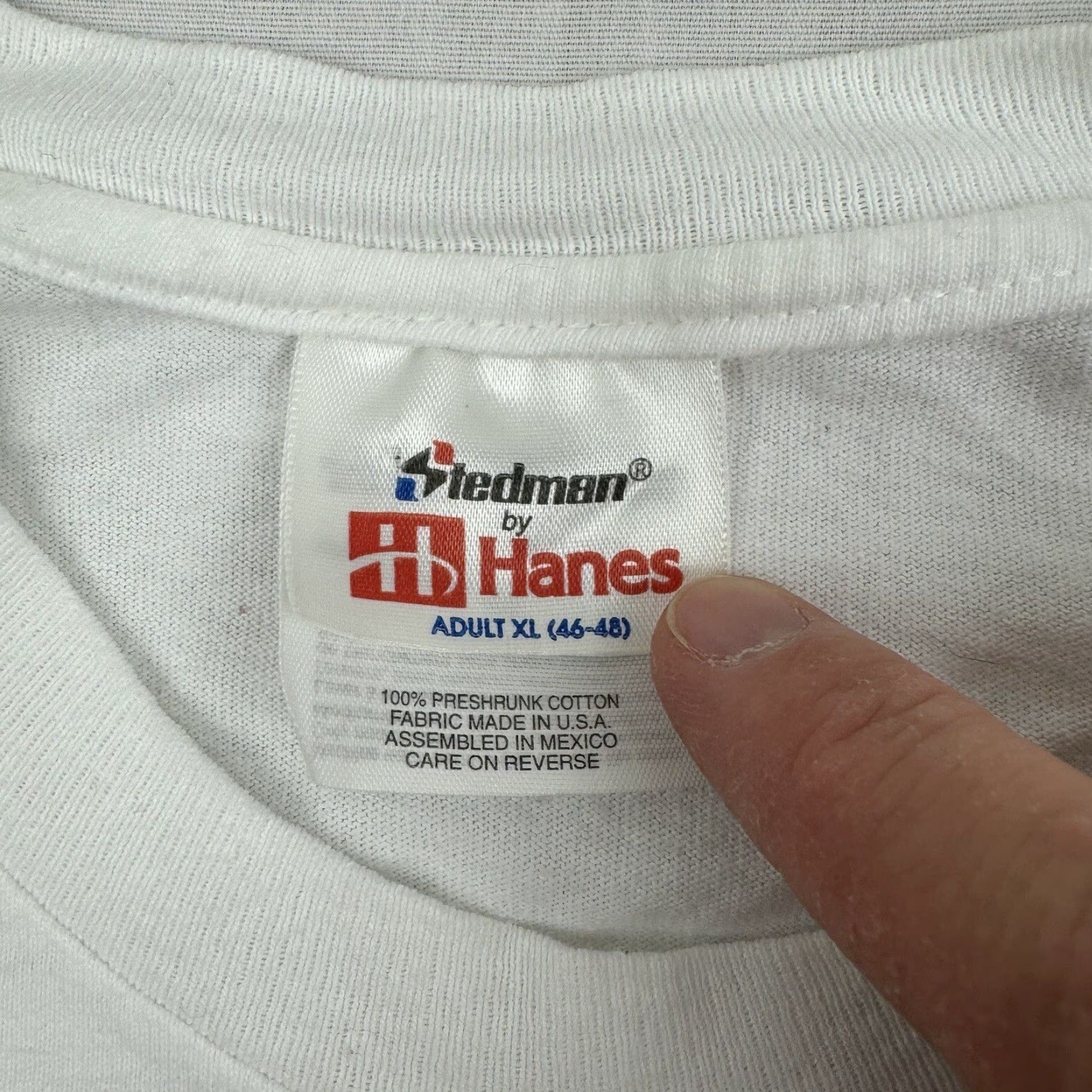 Hanes VINTAGE Hilo Hattie Shirt Adult XL White Hawaiian 90s Y2K Promo Hawaiian 90s Mens XL White Shirt Size US XL / EU 56 / 4 - 7 Thumbnail