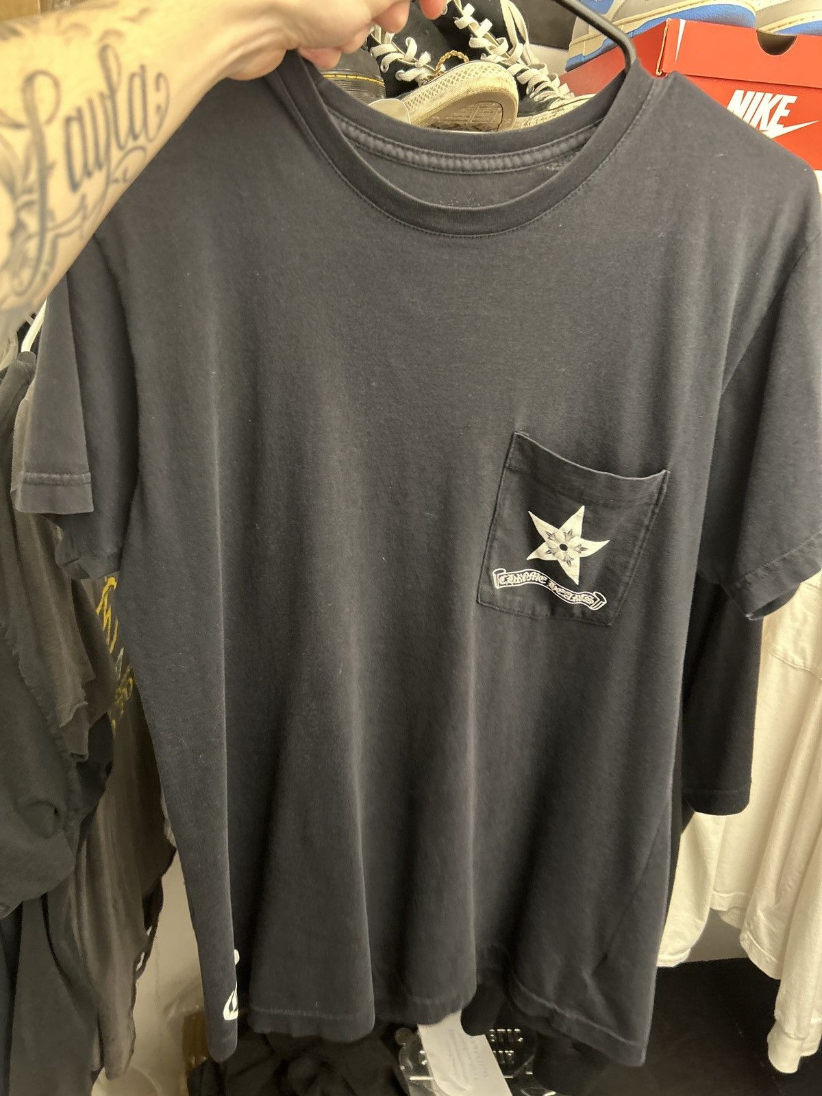 Chrome Hearts Chrome hearts Black star Tee Size US M / EU 48-50 / 2 - 1 Thumbnail