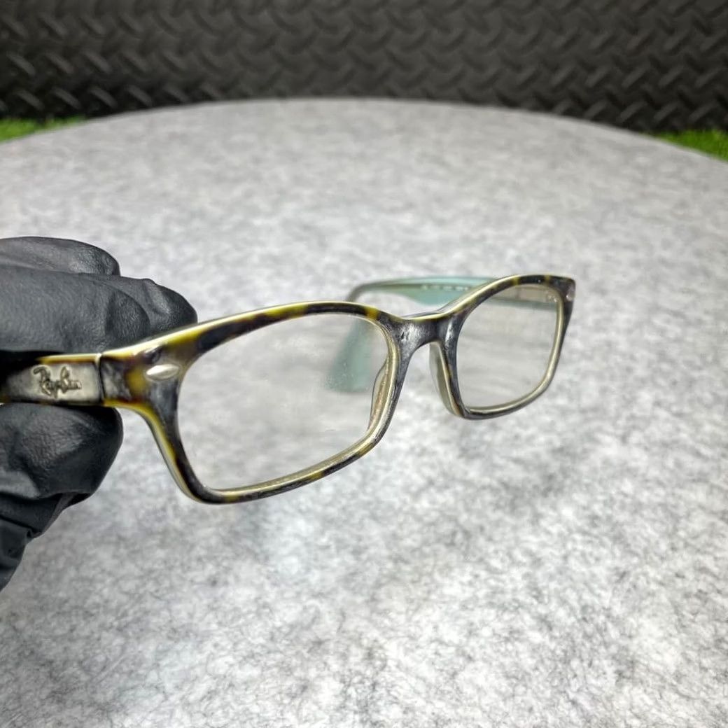 Vintage Ray-Ban Eyeglasses Frame RB 5150 5023 50 19 135 MM Tortoise Blue Green Women Size ONE SIZE - 2 Thumbnail