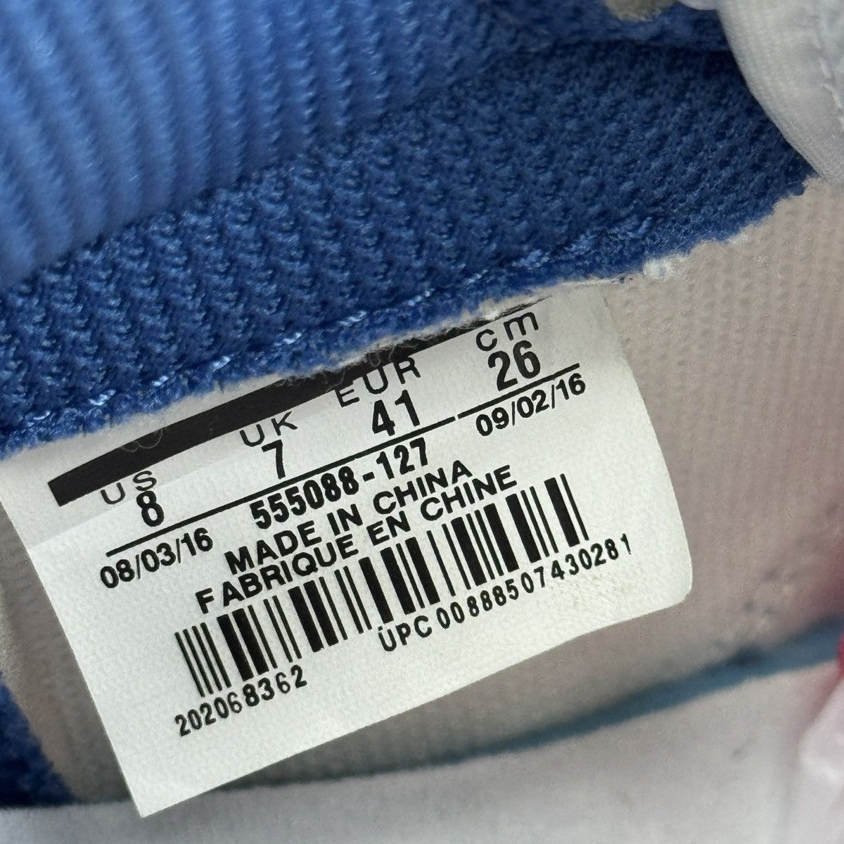 Jordan Brand Jordan 1 - High Og Storm Blue 2016 Size US 8 / EU 41 - 9 Thumbnail