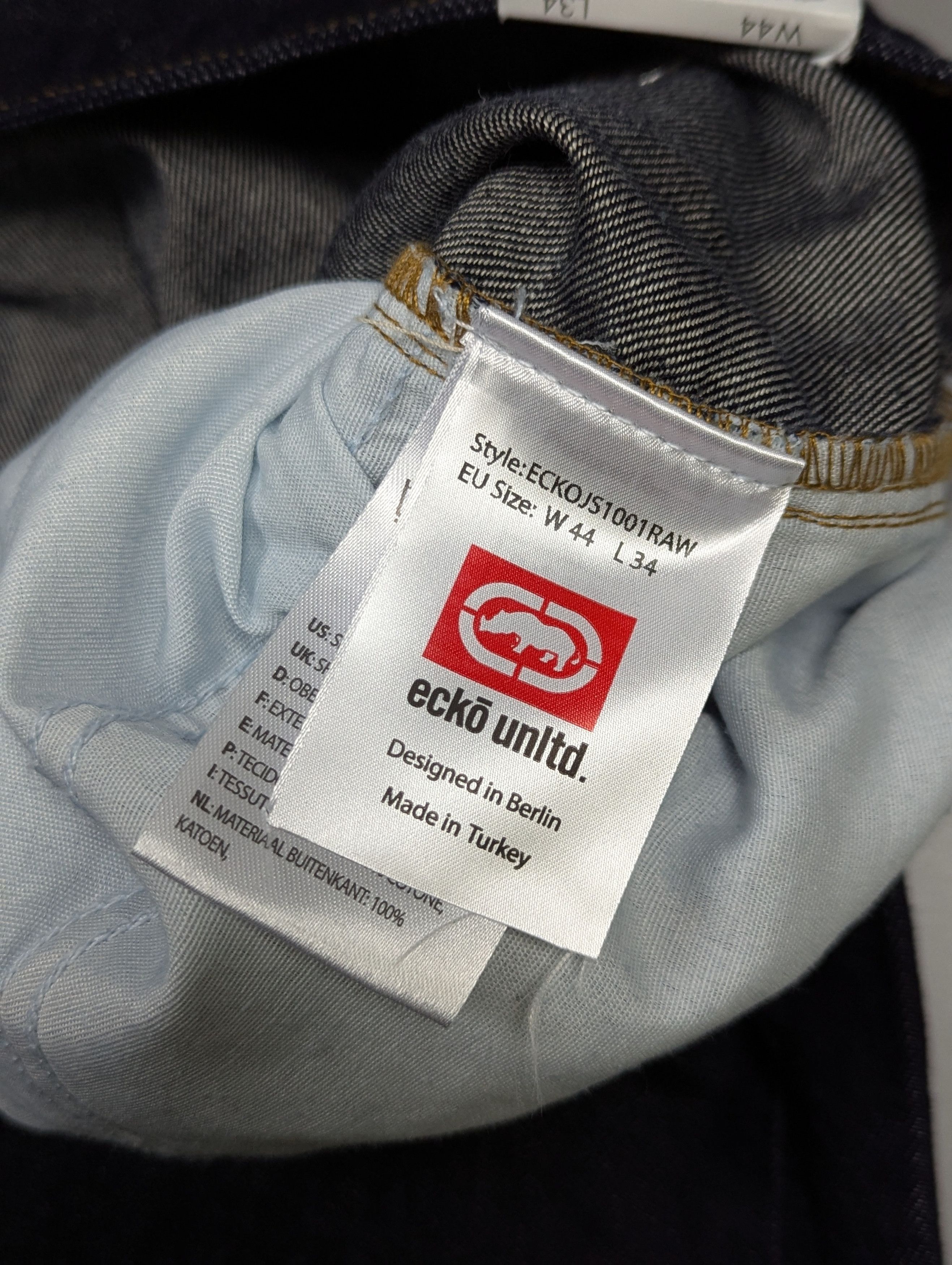Ecko Unltd. NEW! Y2K Ecko Unltd Baggy Jeans Mens W44 L34 Size US 44 / EU 60 - 21 Thumbnail