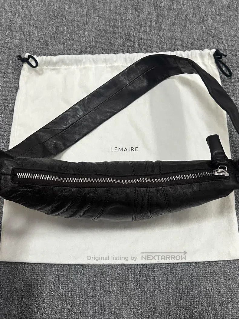 Lemaire LEMAIRE Dark Chocolate Brown Leather Horn Bag Size ONE SIZE - 7 Thumbnail