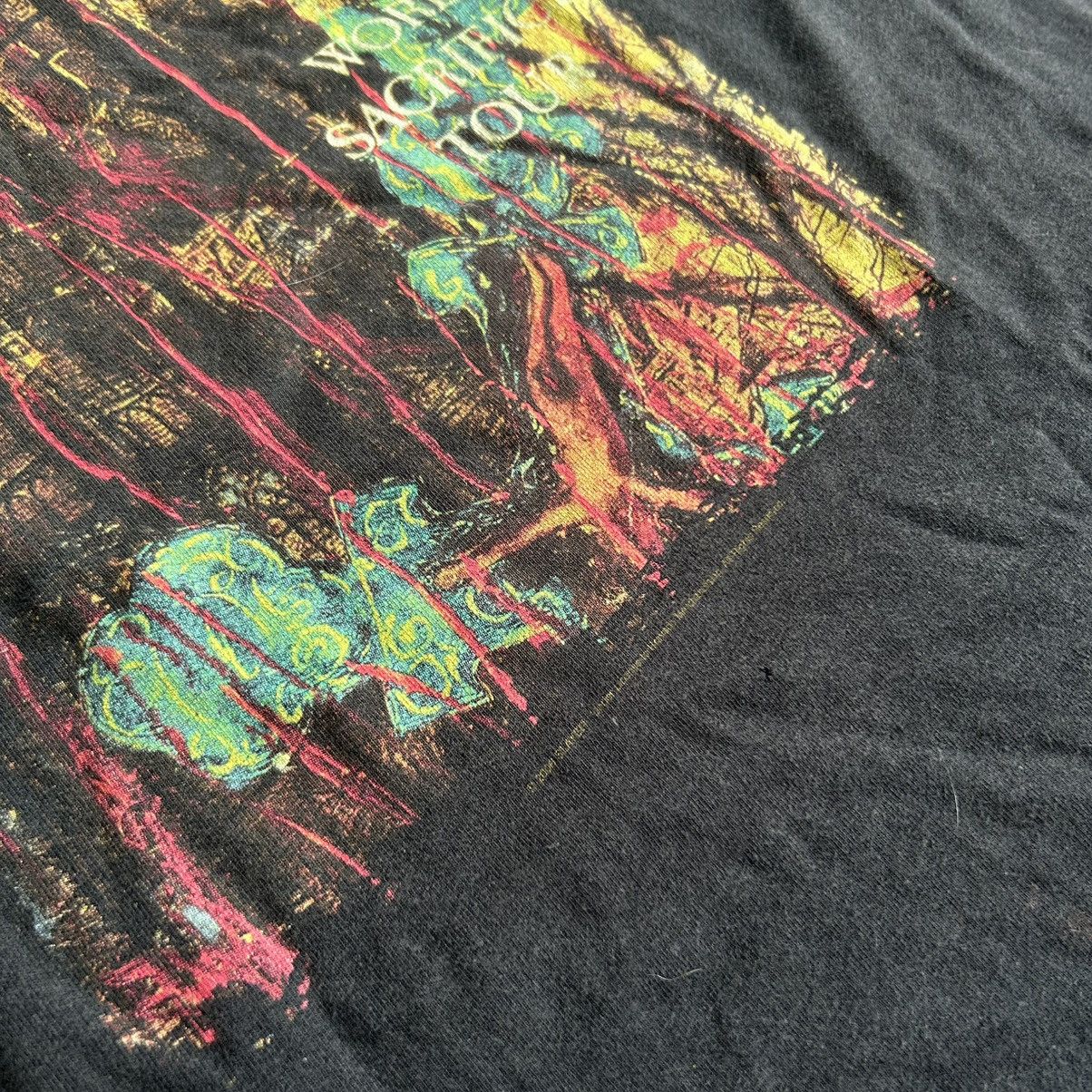 Band Tees Vtg distress Slayer World Saceifice Tour Size US M / EU 48-50 / 2 - 4 Thumbnail