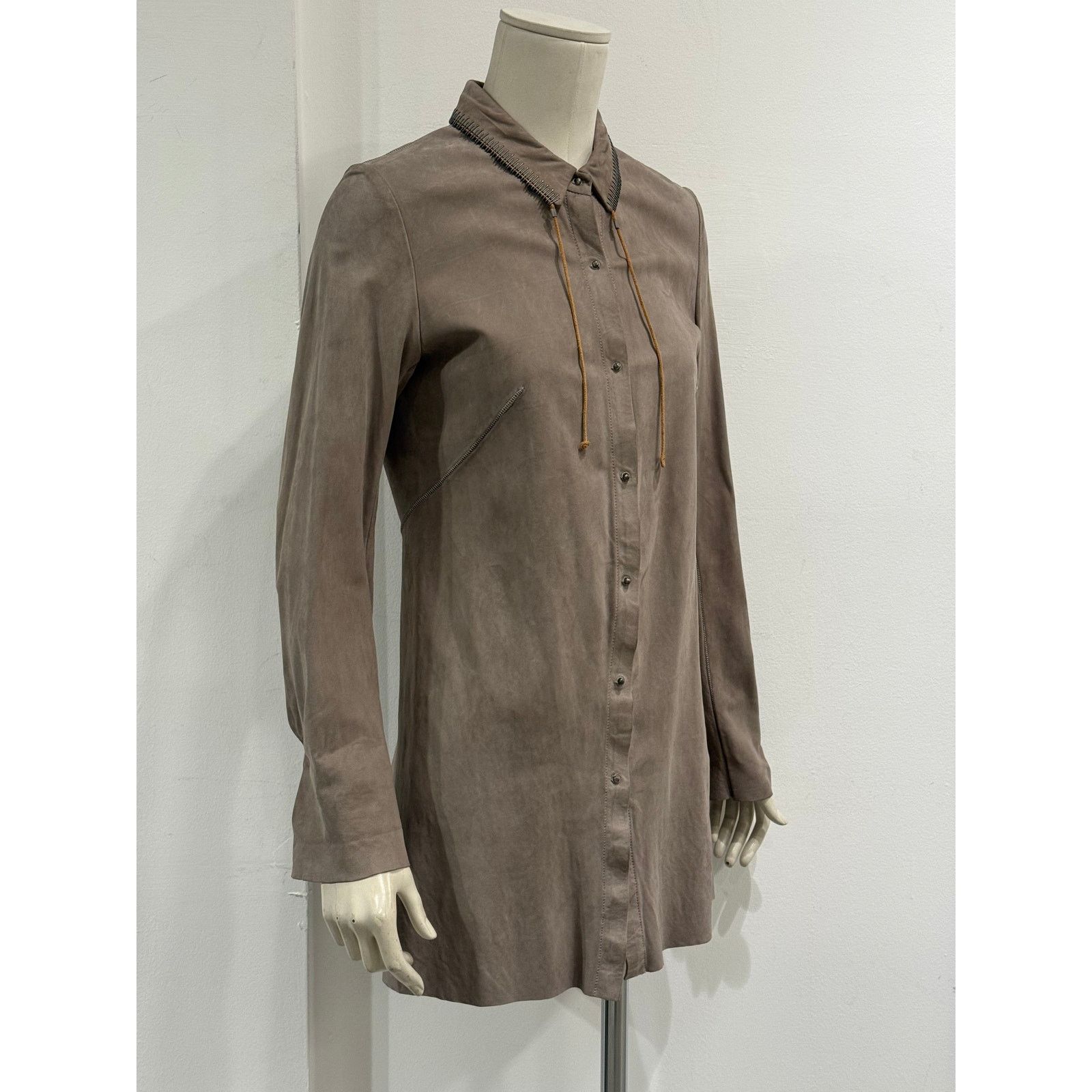 Isaac Sellam Experience Isaac Sellam metal neck inserts leather jacket Size S / US 4 / IT 40 - 3 Thumbnail