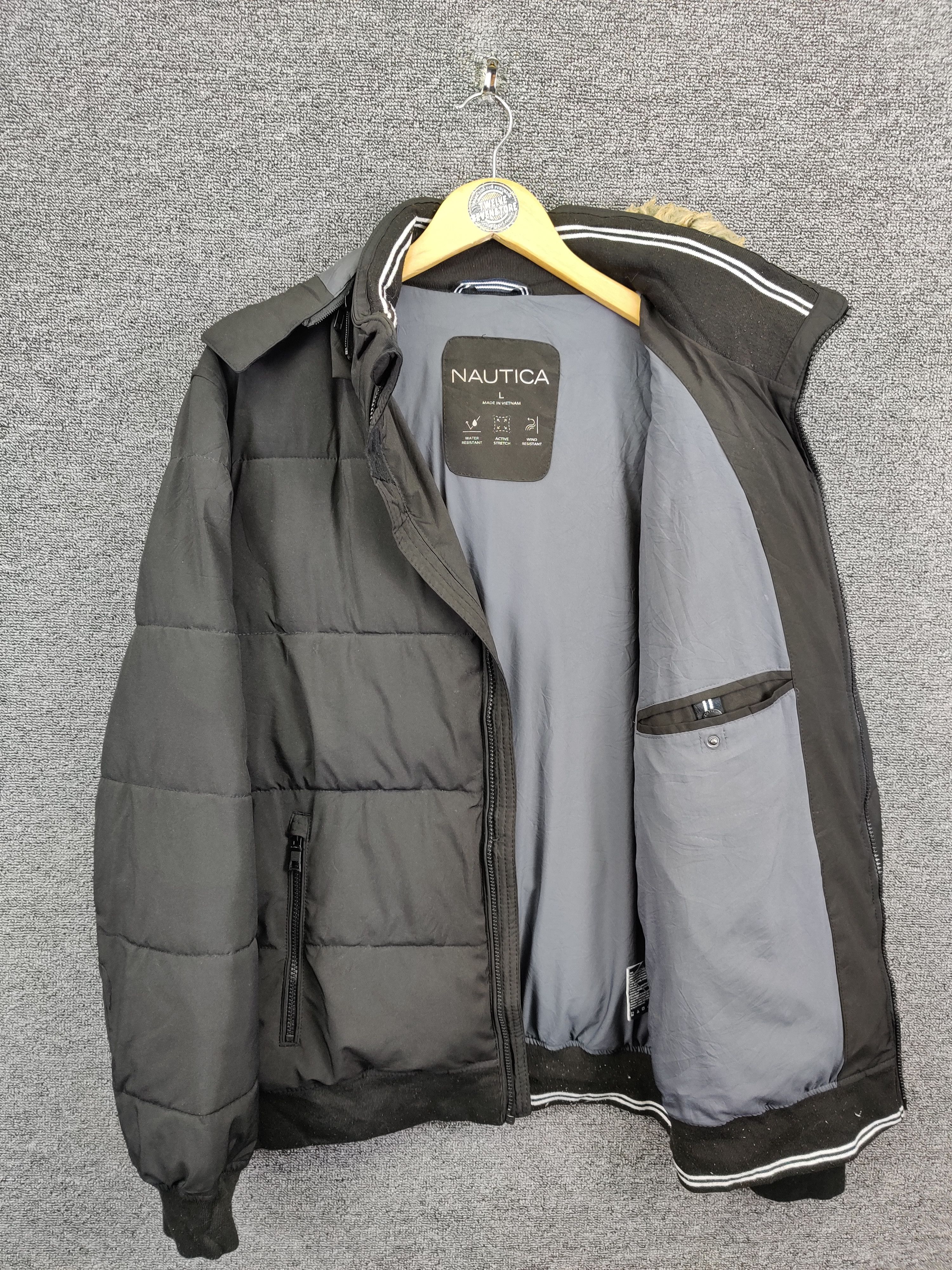 Nautica Vintage Nautica Down Puffer Fur Jacket Size US L / EU 52-54 / 3 - 7 Thumbnail