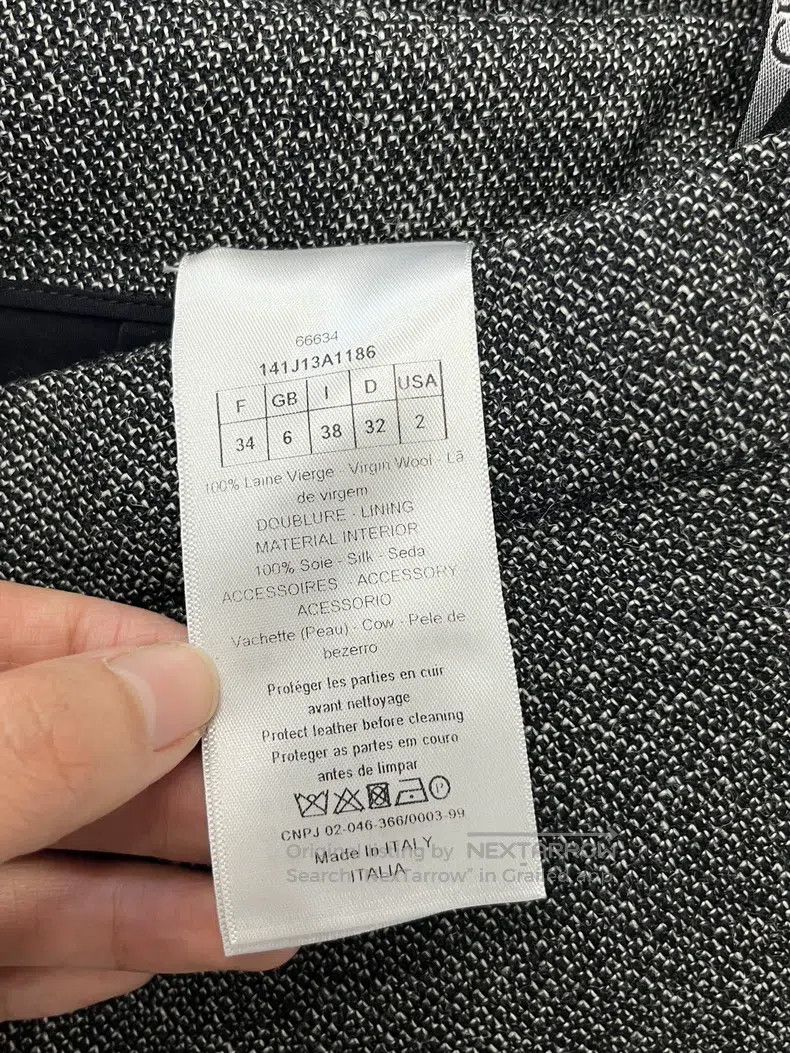 Dior Dior Grey skirt Size 42" / US 20 - 5 Thumbnail