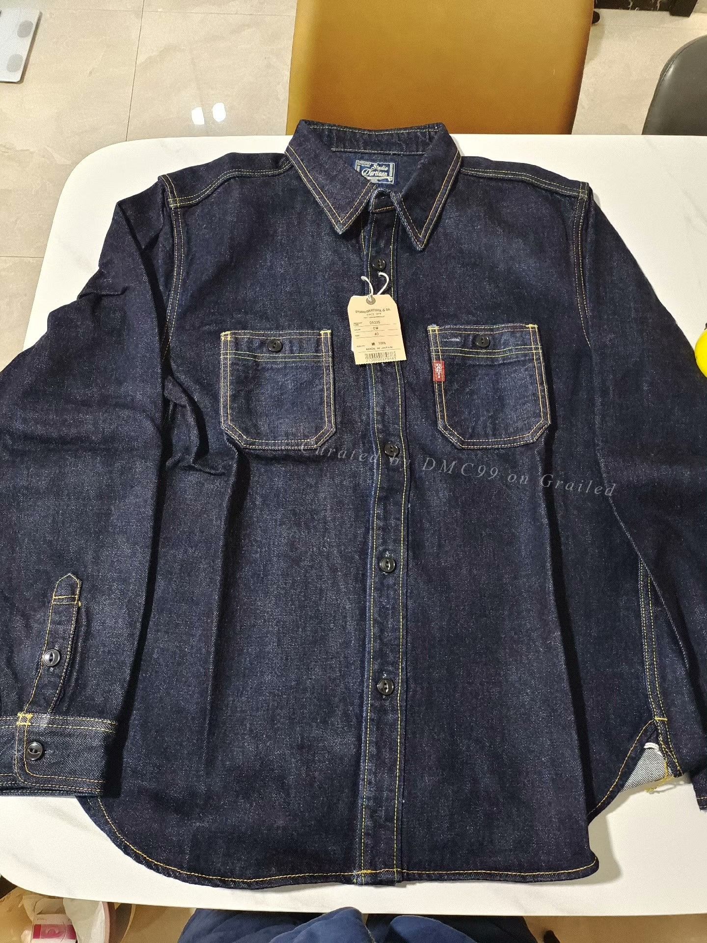 Studio D'Artisan STUDIO D'ARTISAN Men's Shirt D5335 Size US XXS / EU 40 - 1 Thumbnail