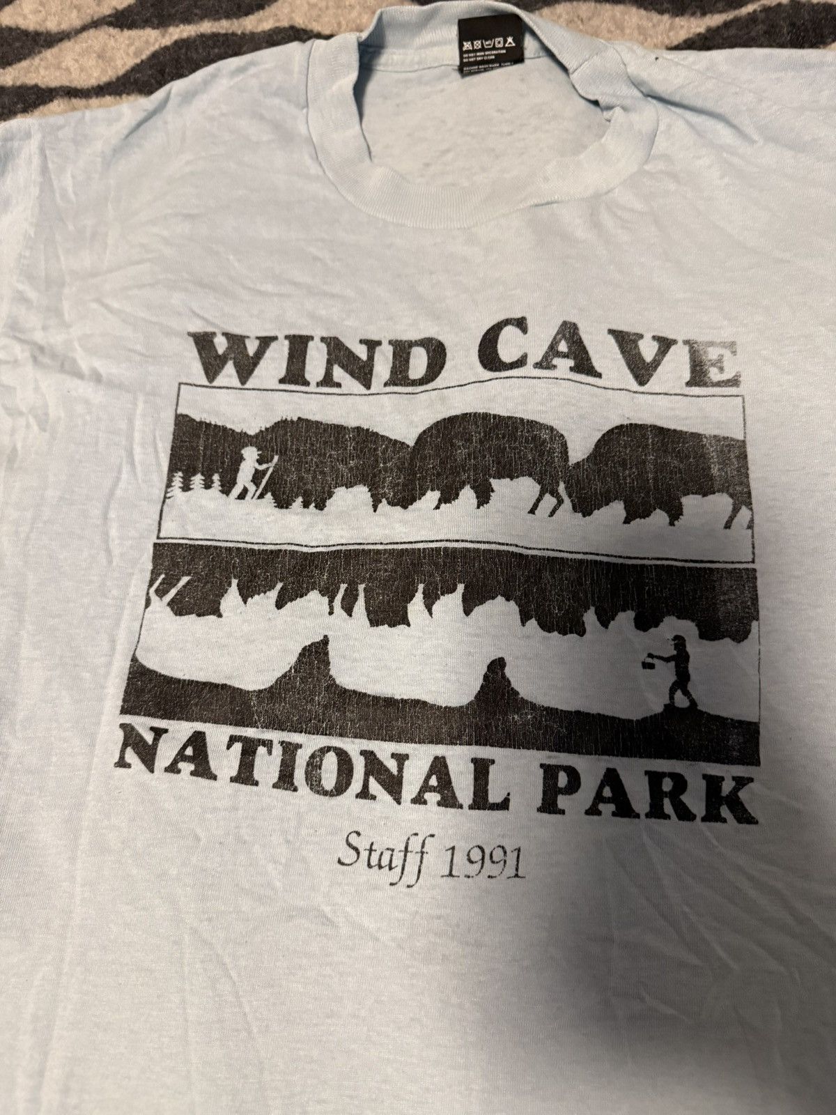 Vintage 90s wind cave national park employee tee Size US L / EU 52-54 / 3 - 2 Thumbnail