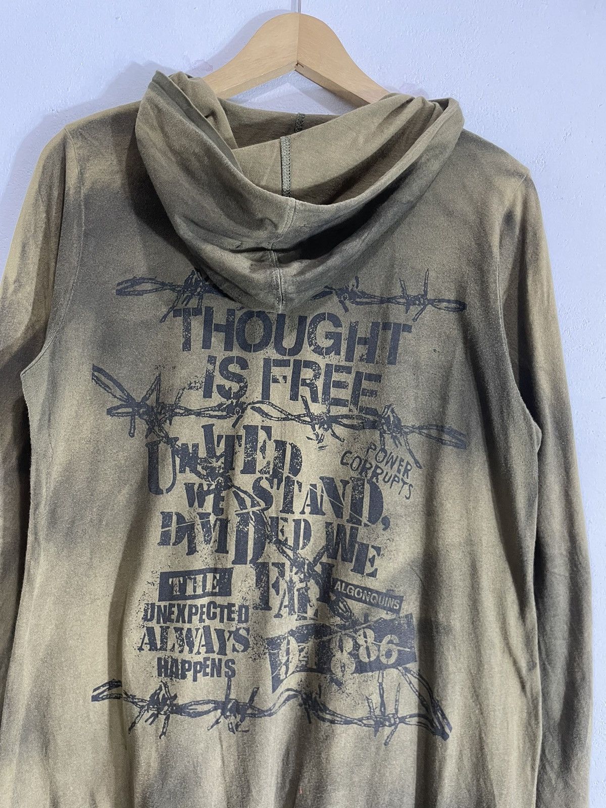 If Six Was Nine Chain of throns Poem Zip Hoodie Gothic ifsix lgb style Size US M / EU 48-50 / 2 - 8 Thumbnail